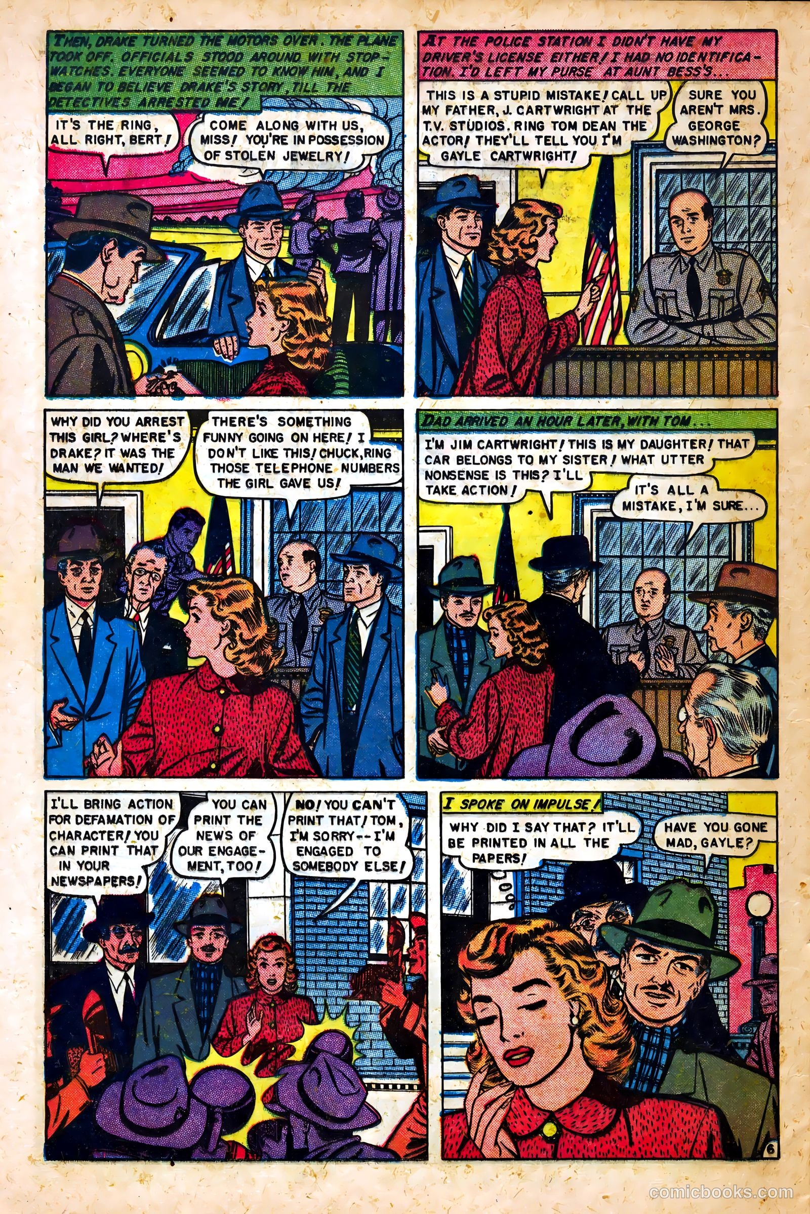 Glamorous Romances #63 (1952) — page 16 of 36