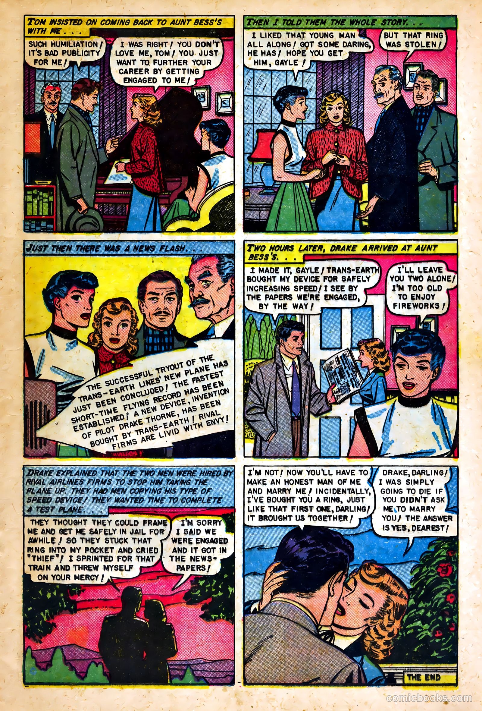 Glamorous Romances #63 (1952) — page 17 of 36