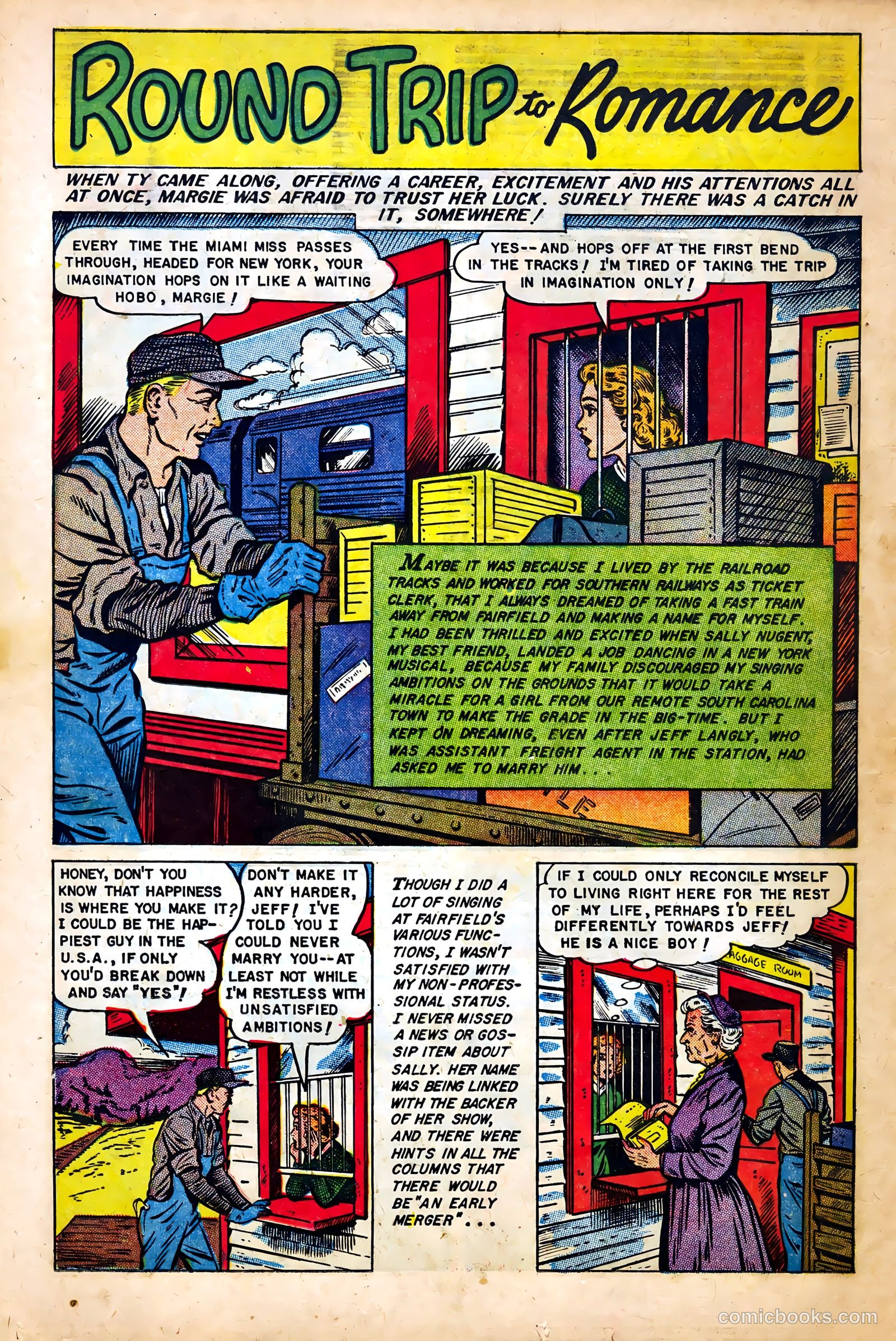 Glamorous Romances #63 (1952) — page 18 of 36