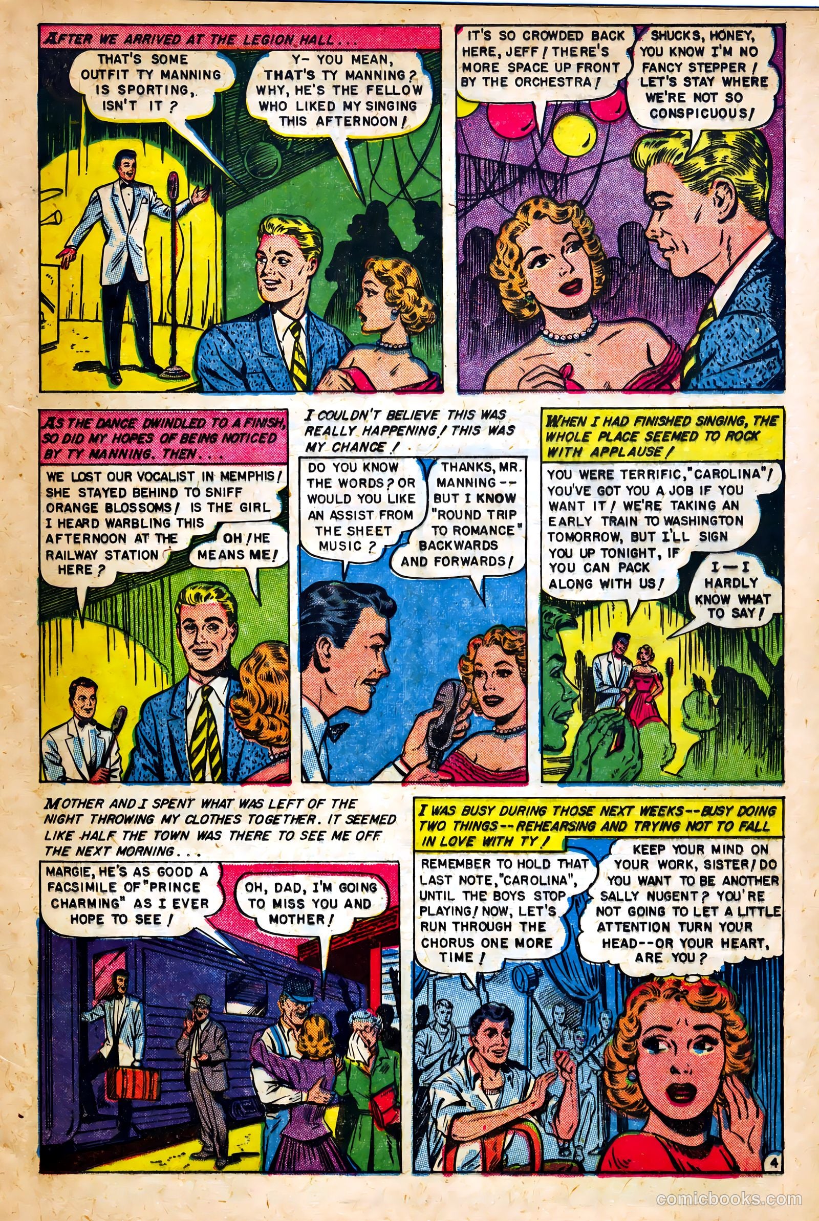 Glamorous Romances #63 (1952) — page 21 of 36
