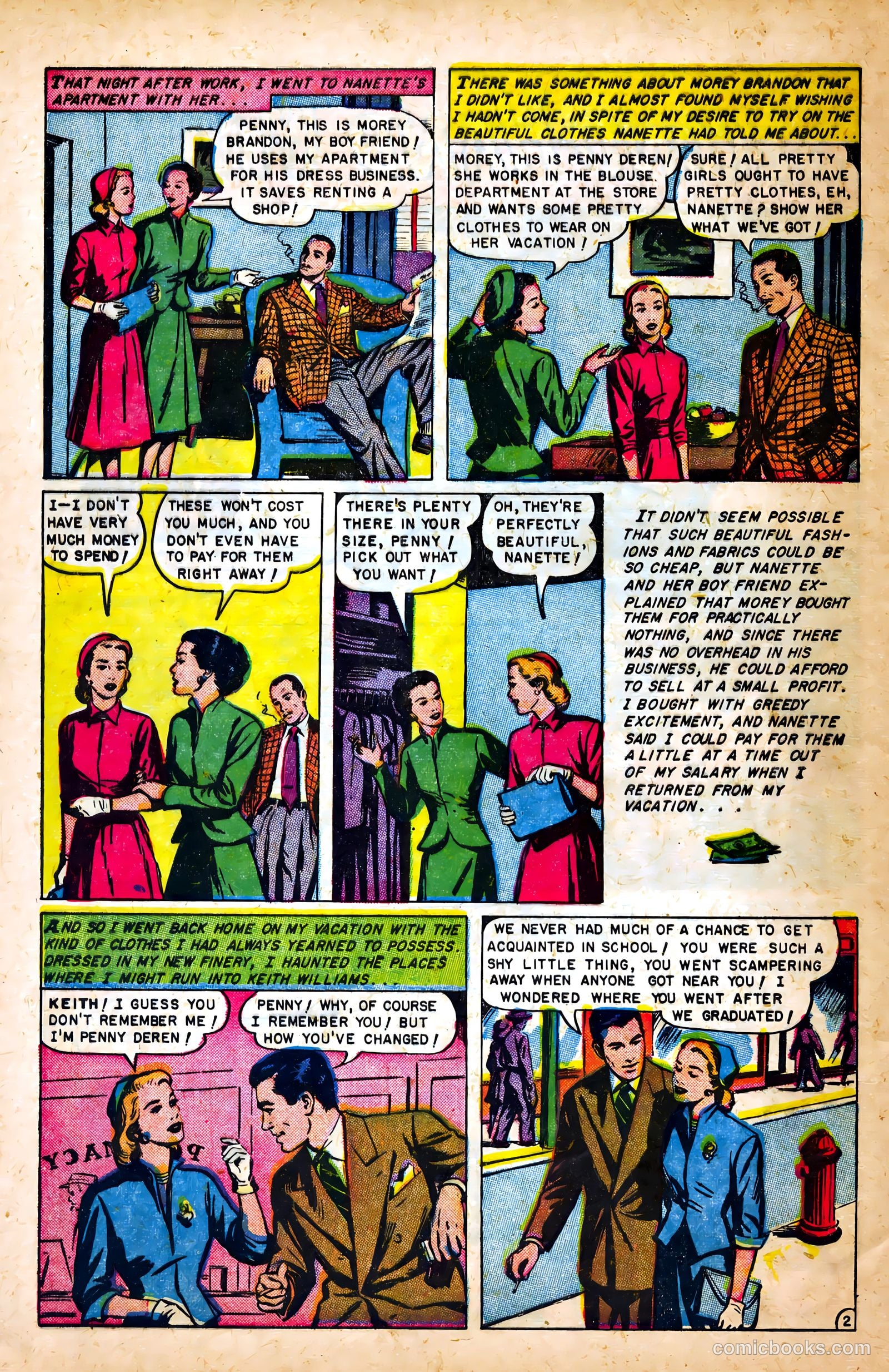 Glamorous Romances #63 (1952) — page 28 of 36