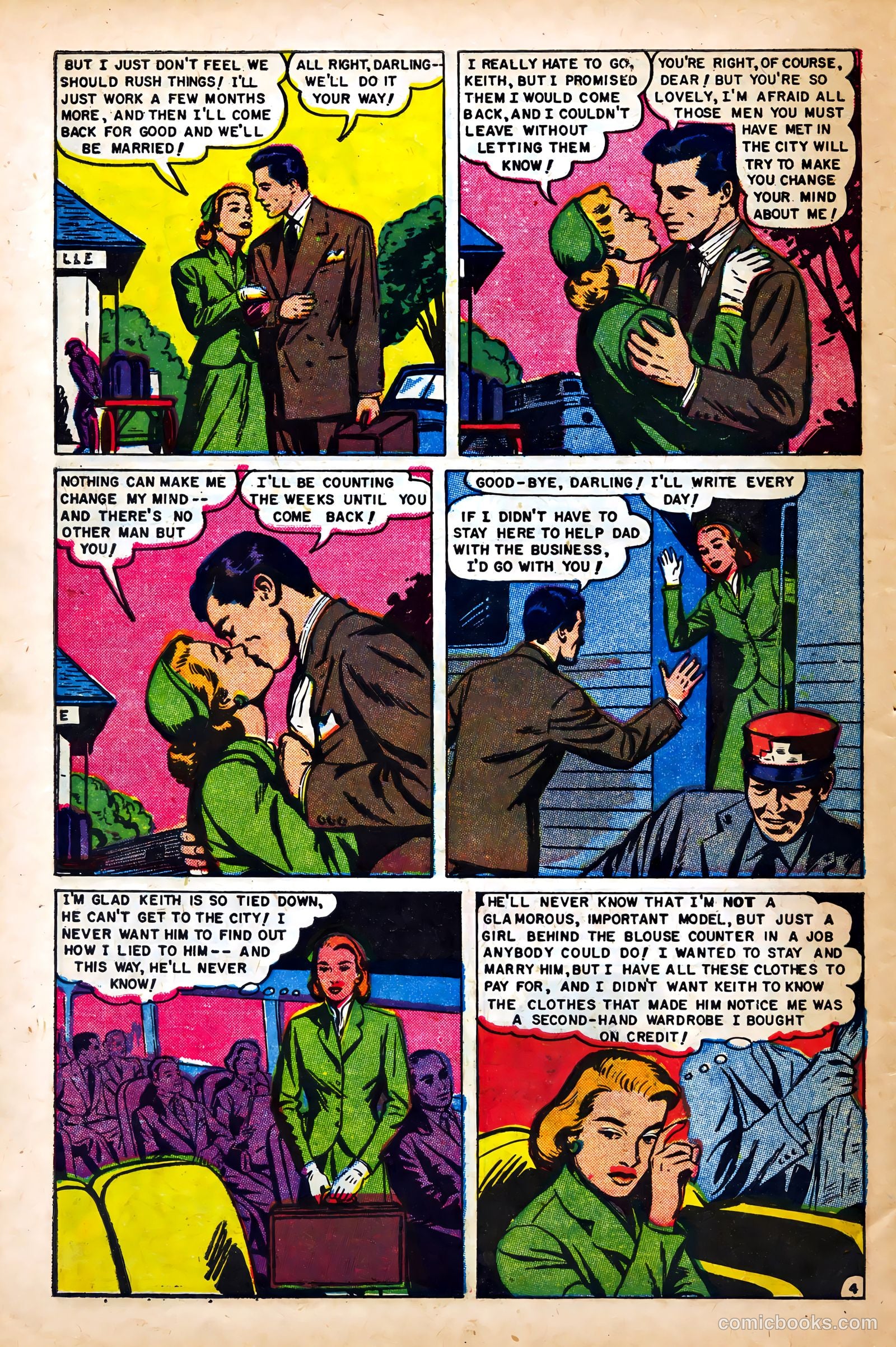Glamorous Romances #63 (1952) — page 30 of 36