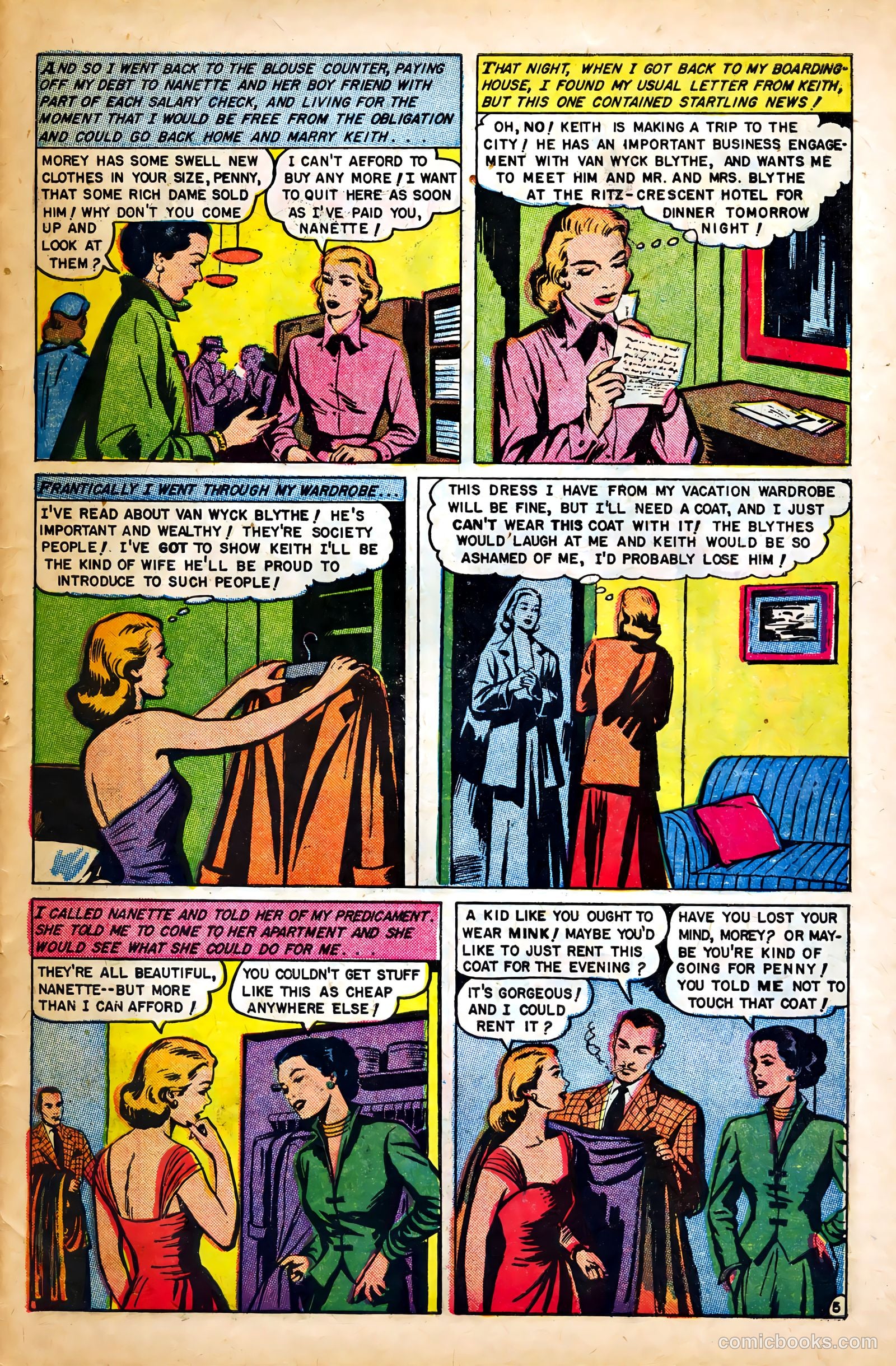 Glamorous Romances #63 (1952) — page 31 of 36