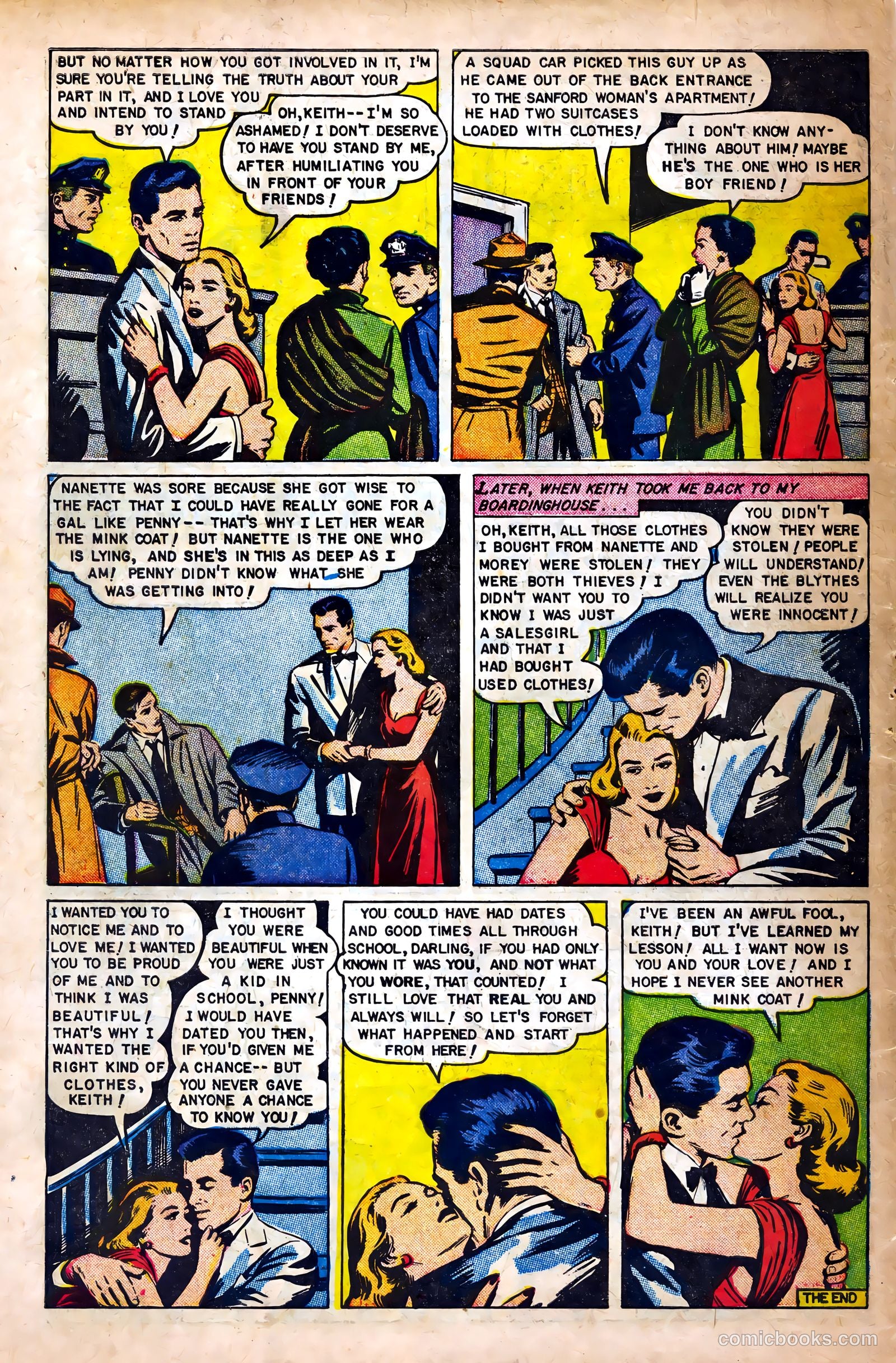 Glamorous Romances #63 (1952) — page 34 of 36