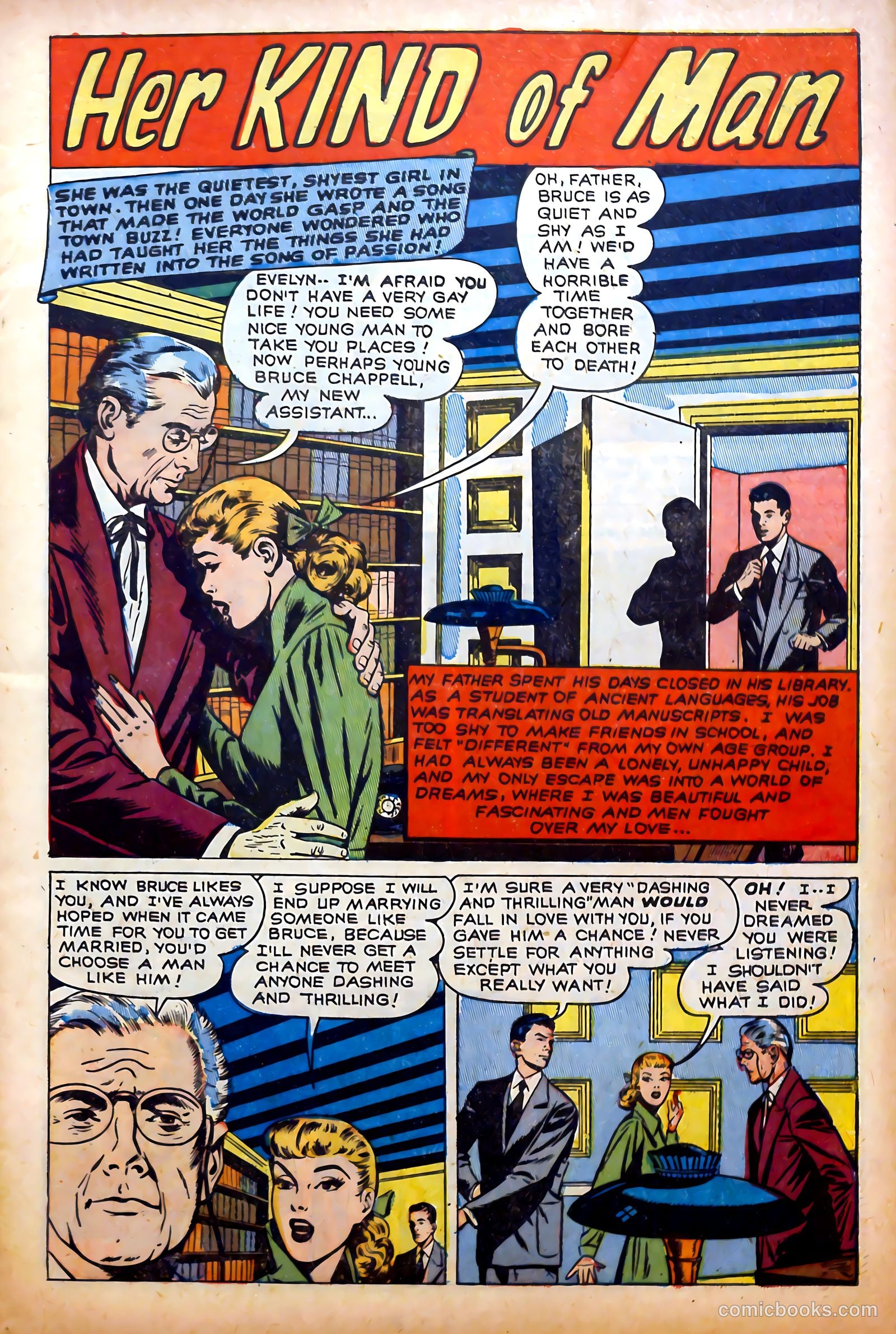 Glamorous Romances #64 (1952) — page 3 of 36