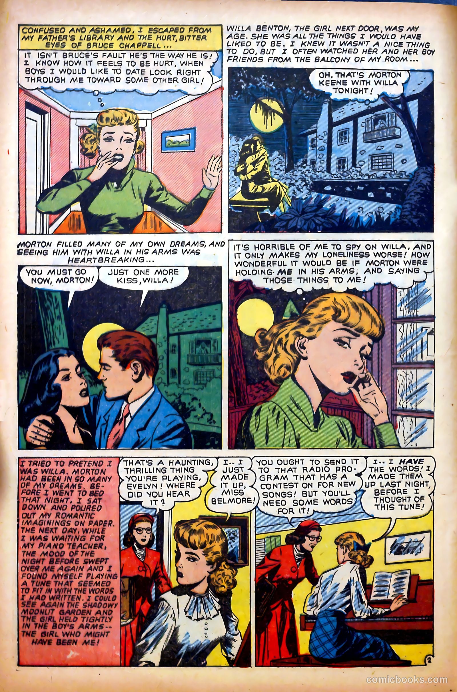 Glamorous Romances #64 (1952) — page 4 of 36