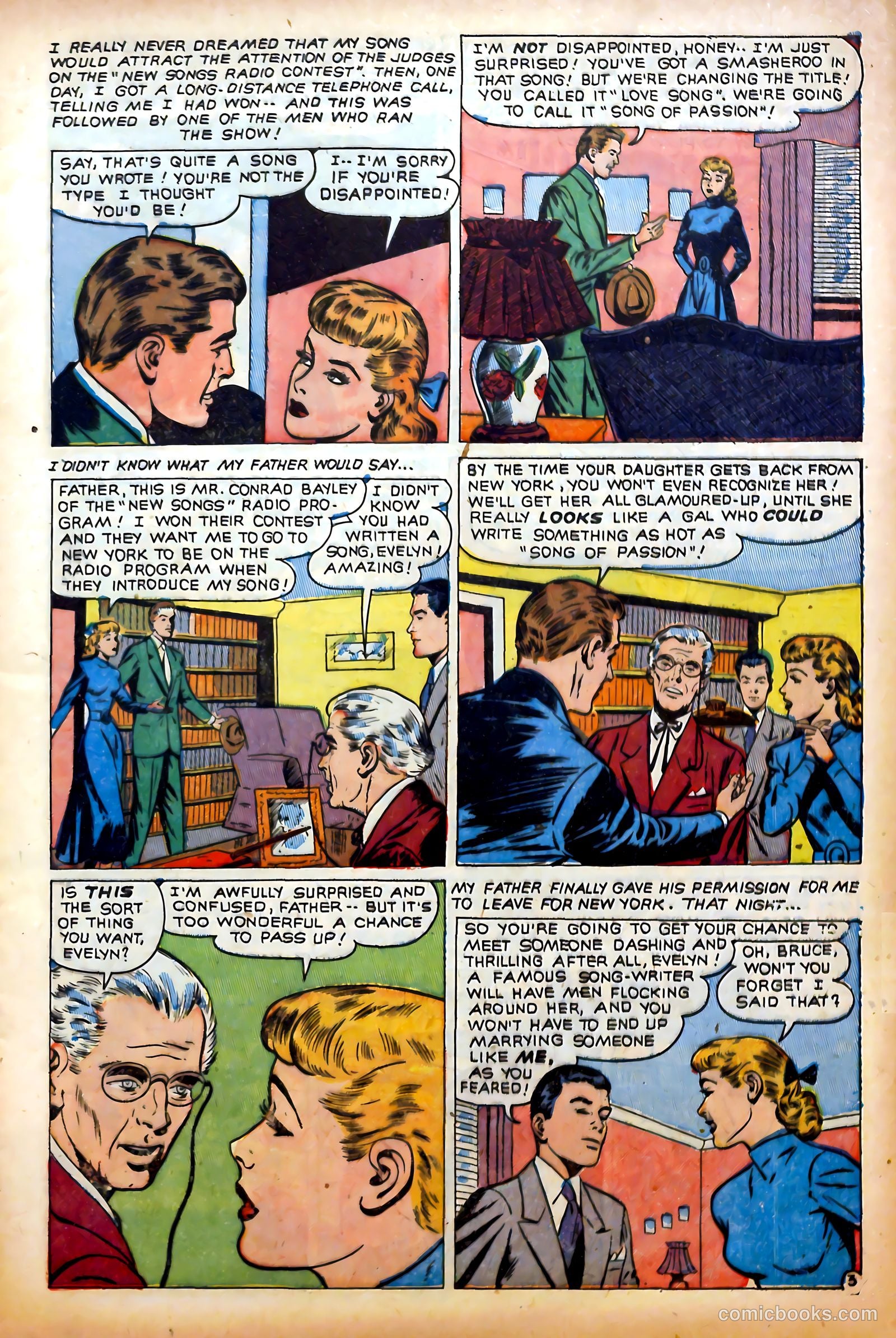Glamorous Romances #64 (1952) — page 5 of 36