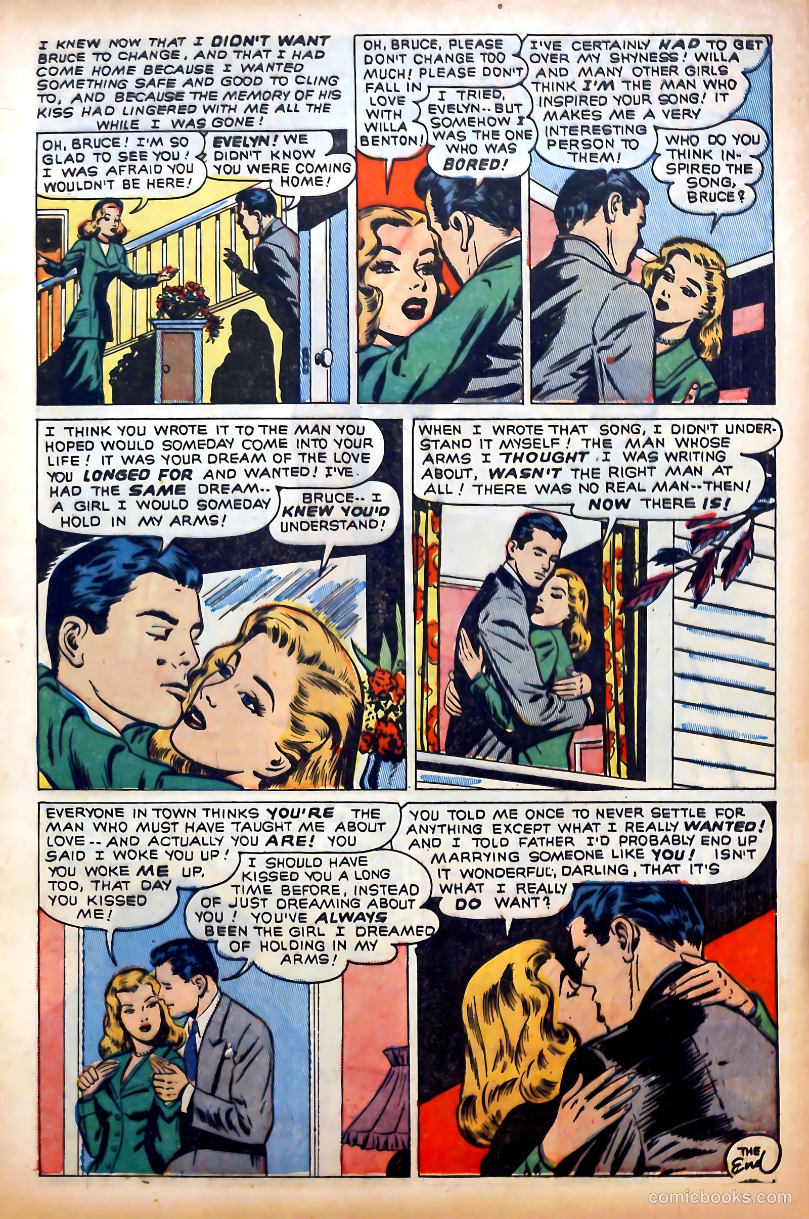 Glamorous Romances #64 (1952) — page 9 of 36