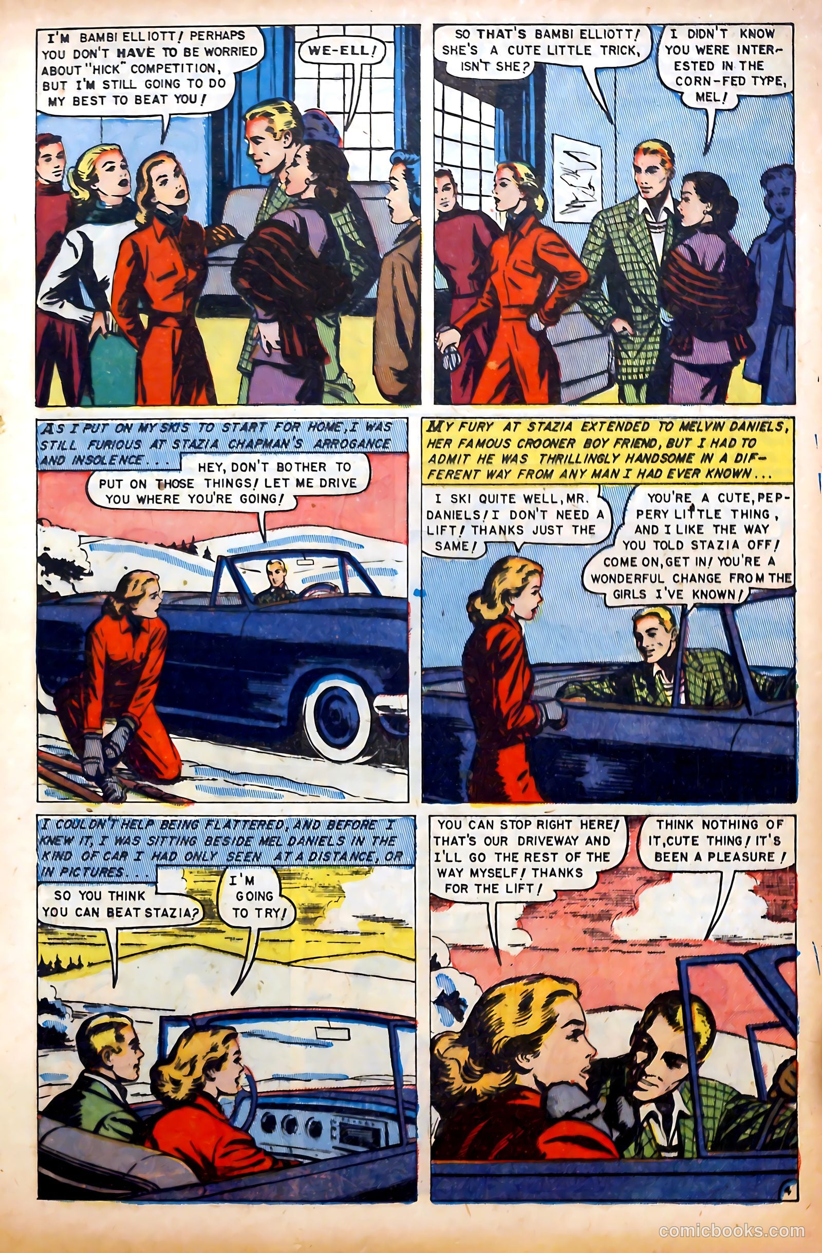 Glamorous Romances #64 (1952) — page 13 of 36