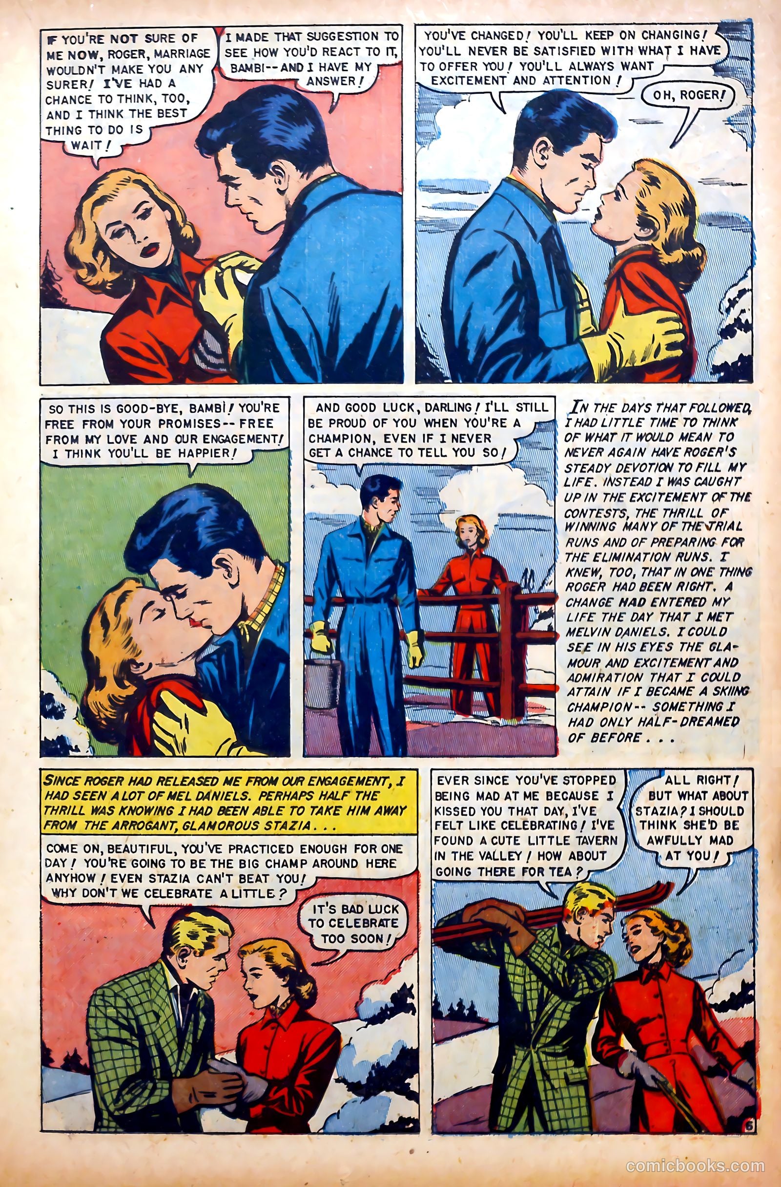 Glamorous Romances #64 (1952) — page 15 of 36