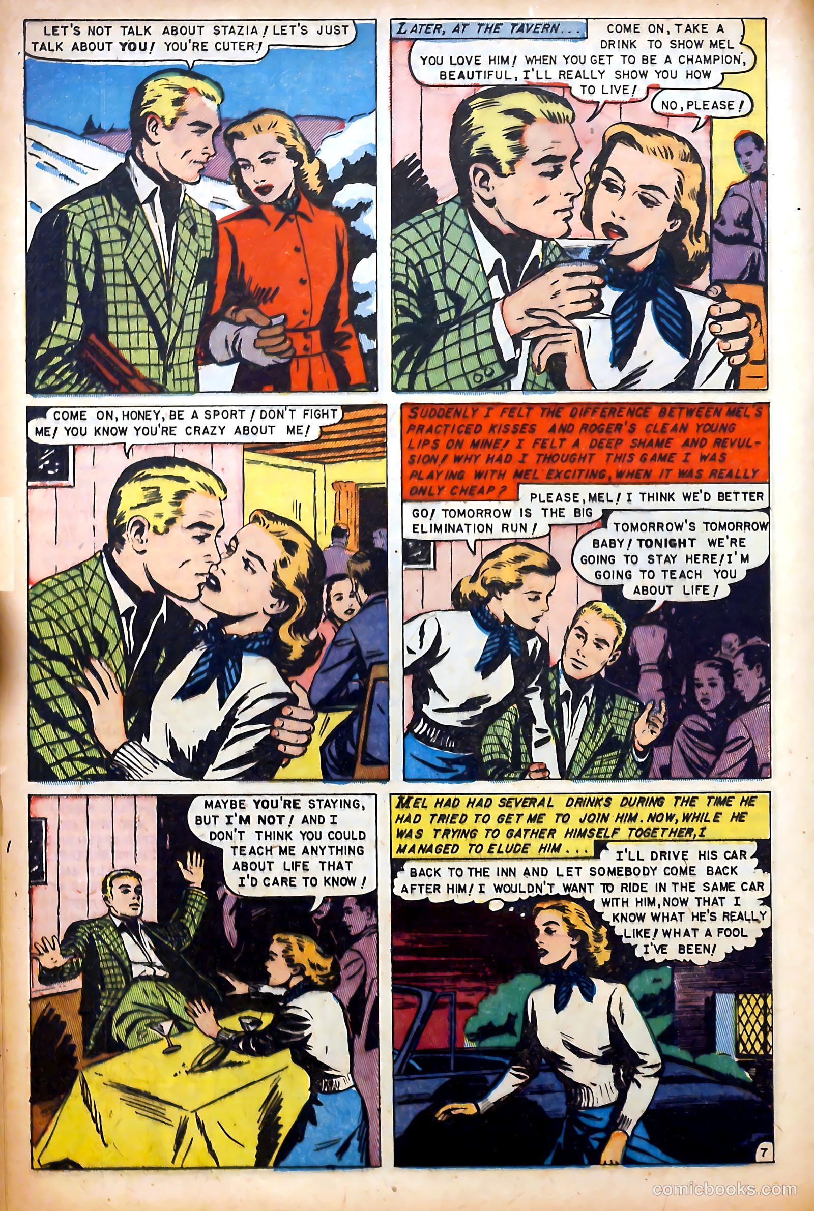 Glamorous Romances #64 (1952) — page 16 of 36