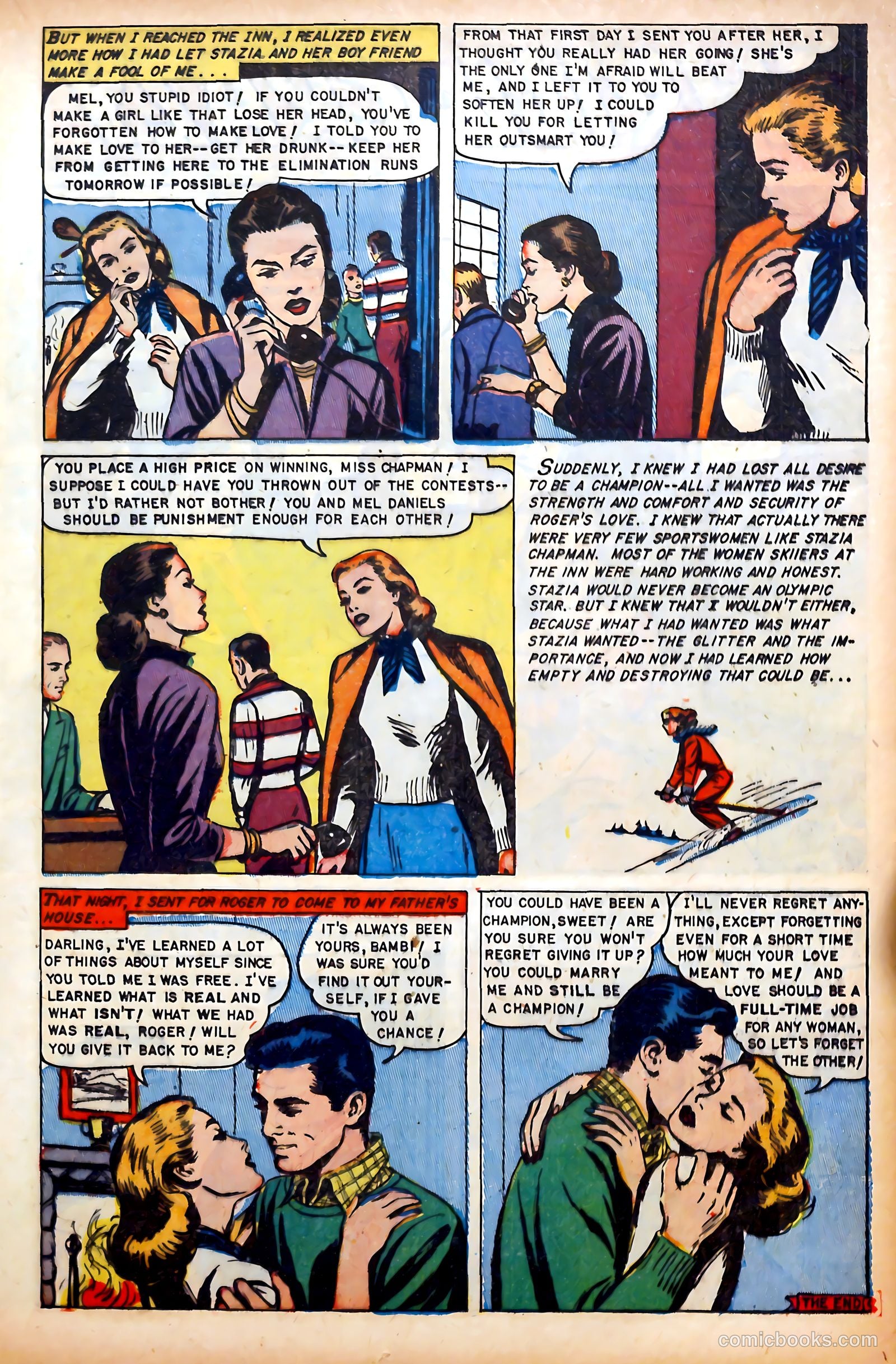 Glamorous Romances #64 (1952) — page 17 of 36