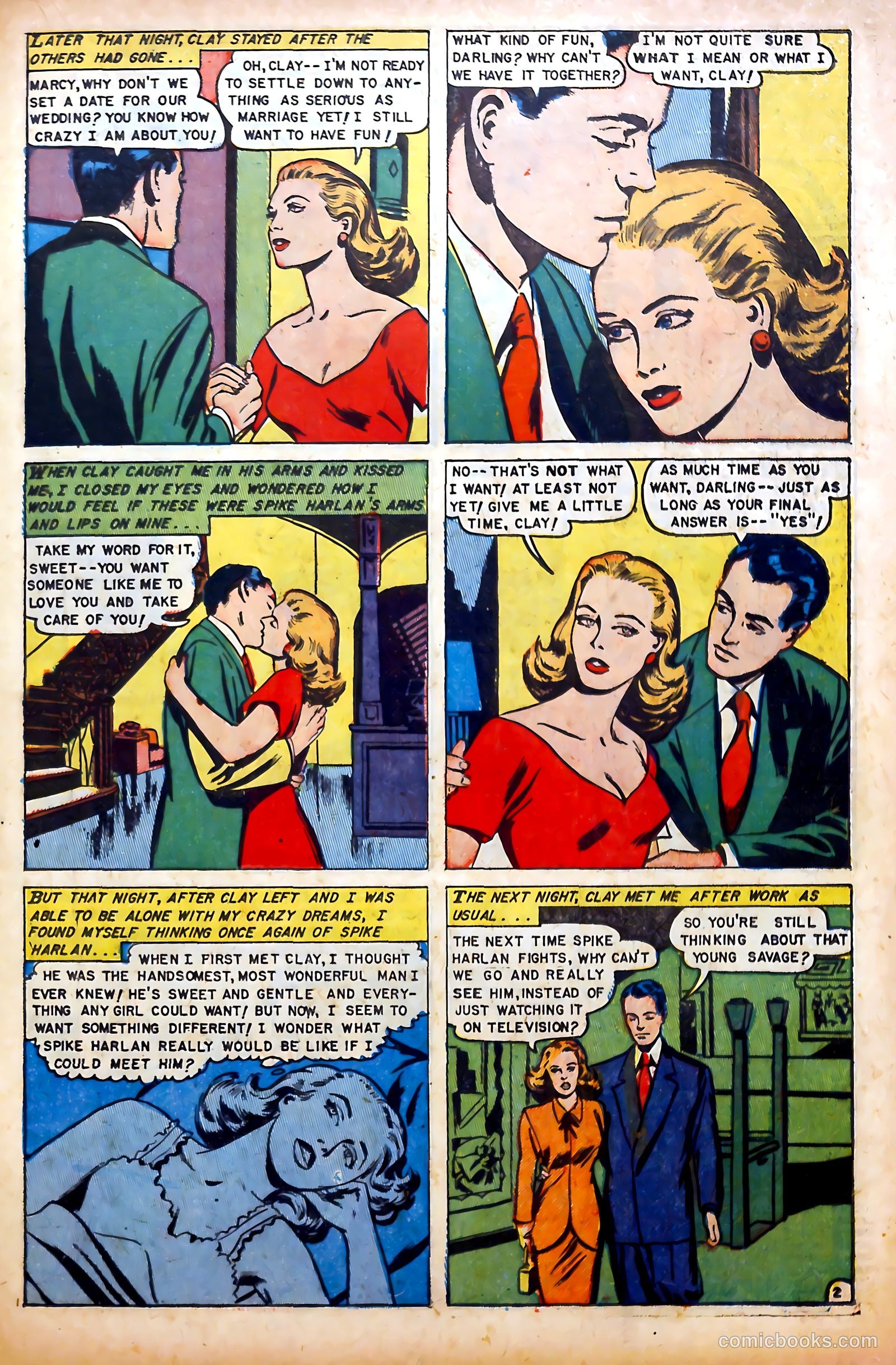 Glamorous Romances #64 (1952) — page 19 of 36