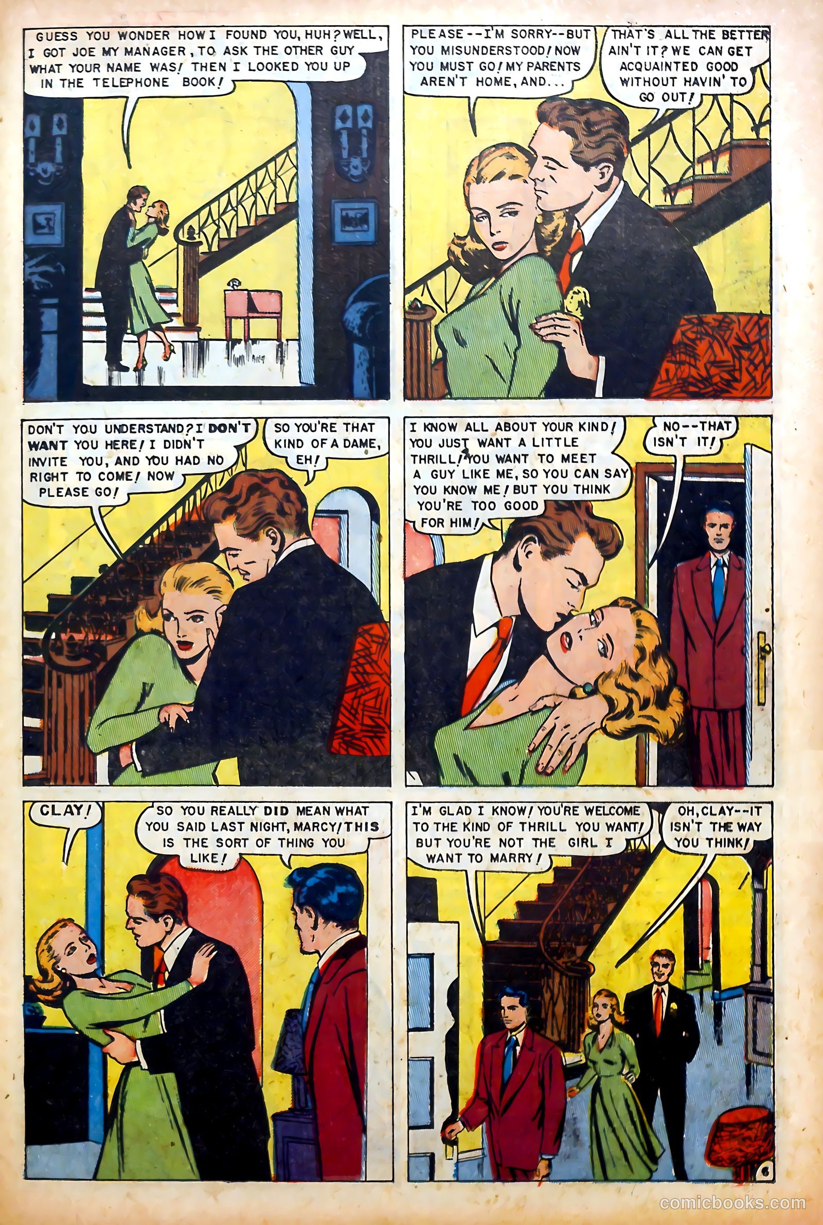 Glamorous Romances #64 (1952) — page 23 of 36