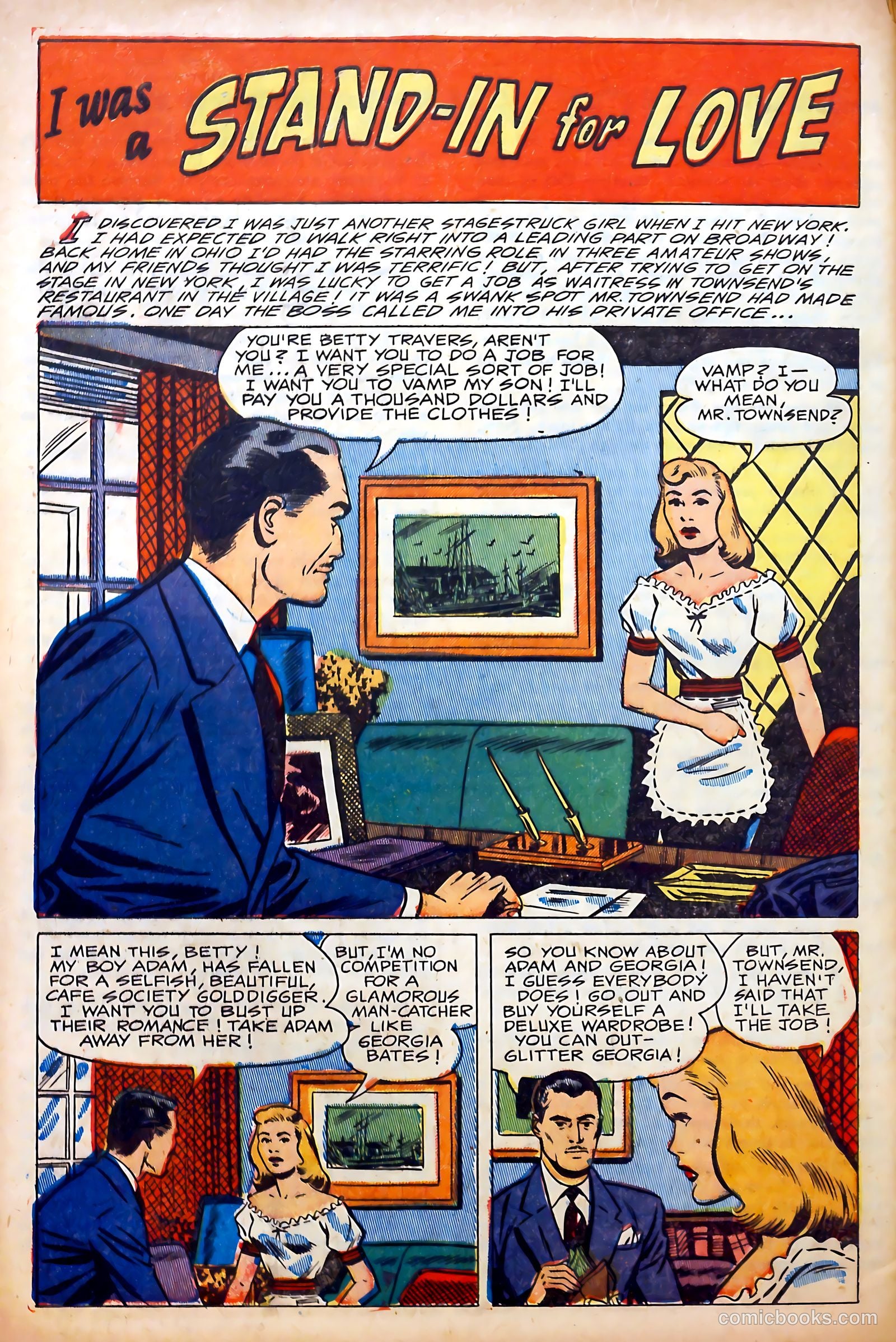 Glamorous Romances #64 (1952) — page 28 of 36