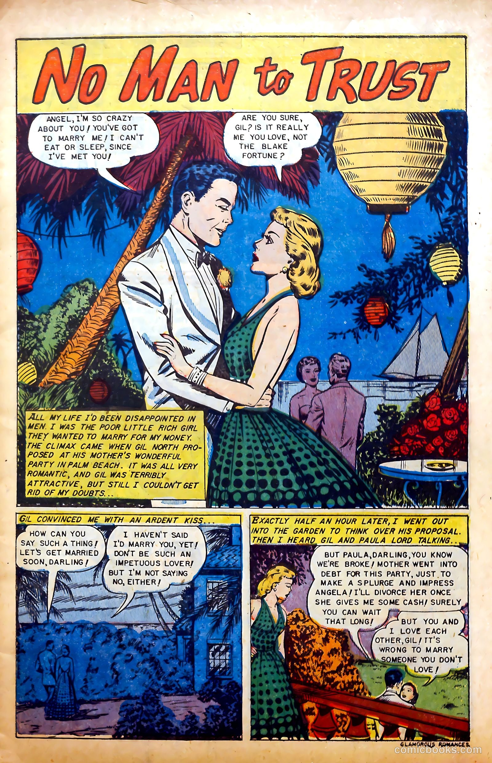 Glamorous Romances #65 (1952) — page 3 of 36