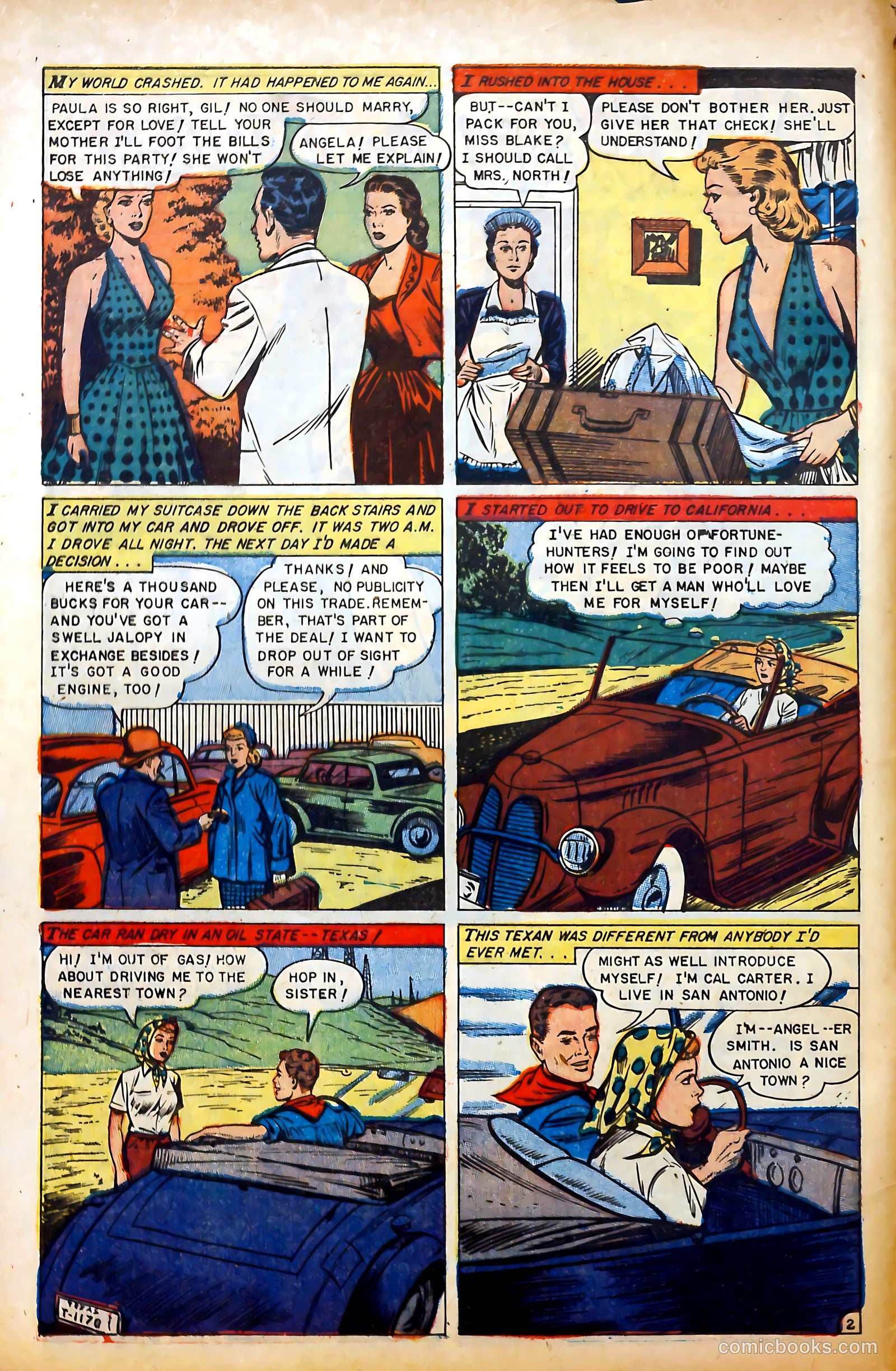Glamorous Romances #65 (1952) — page 4 of 36
