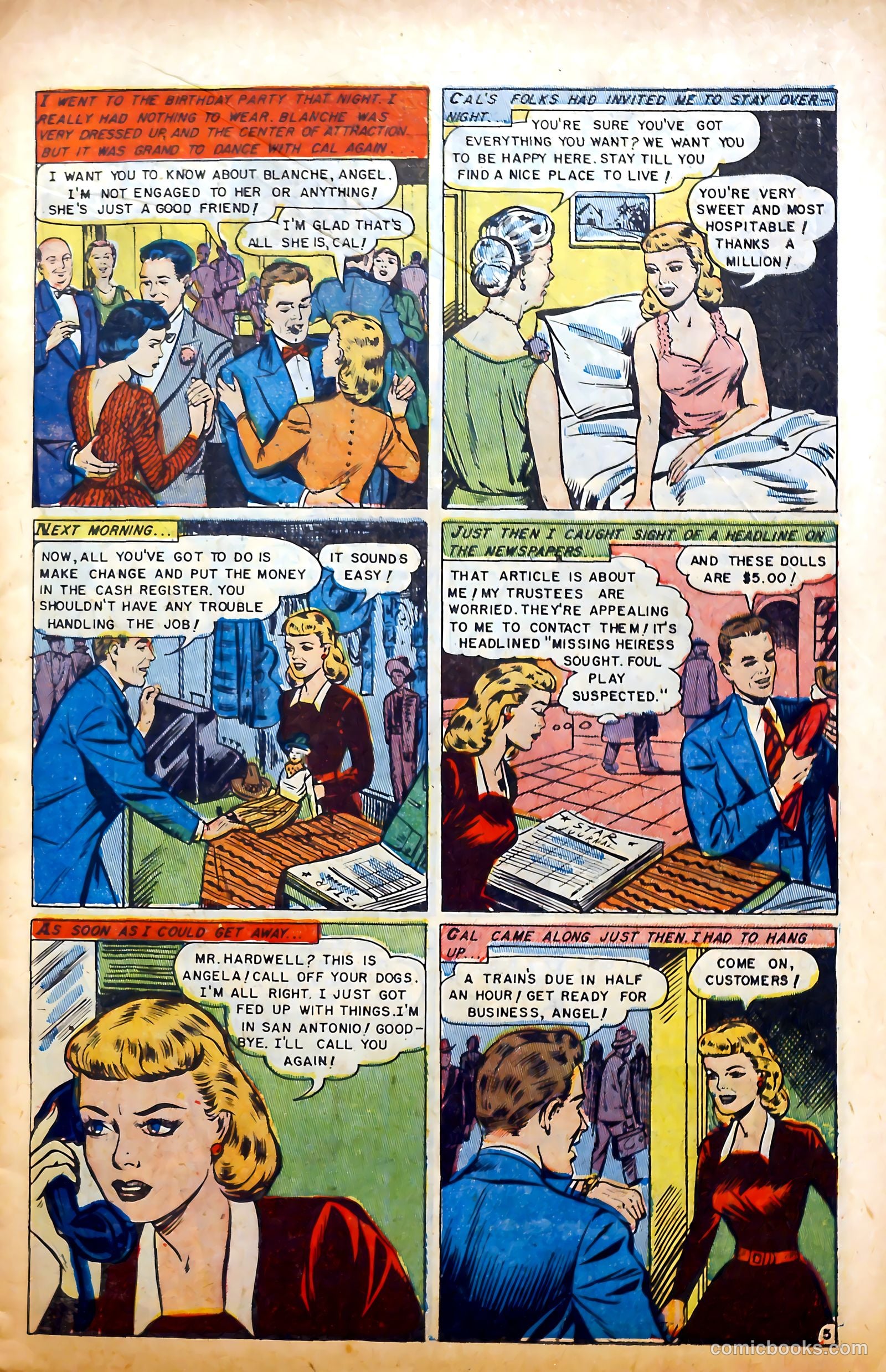 Glamorous Romances #65 (1952) — page 7 of 36