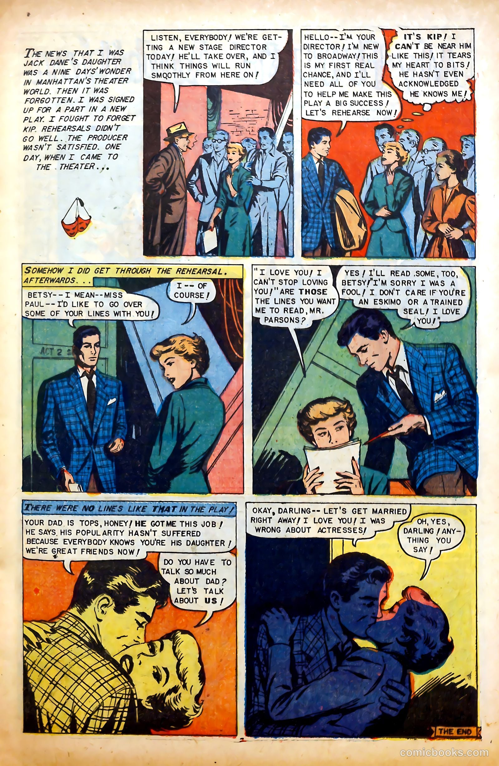 Glamorous Romances #65 (1952) — page 17 of 36