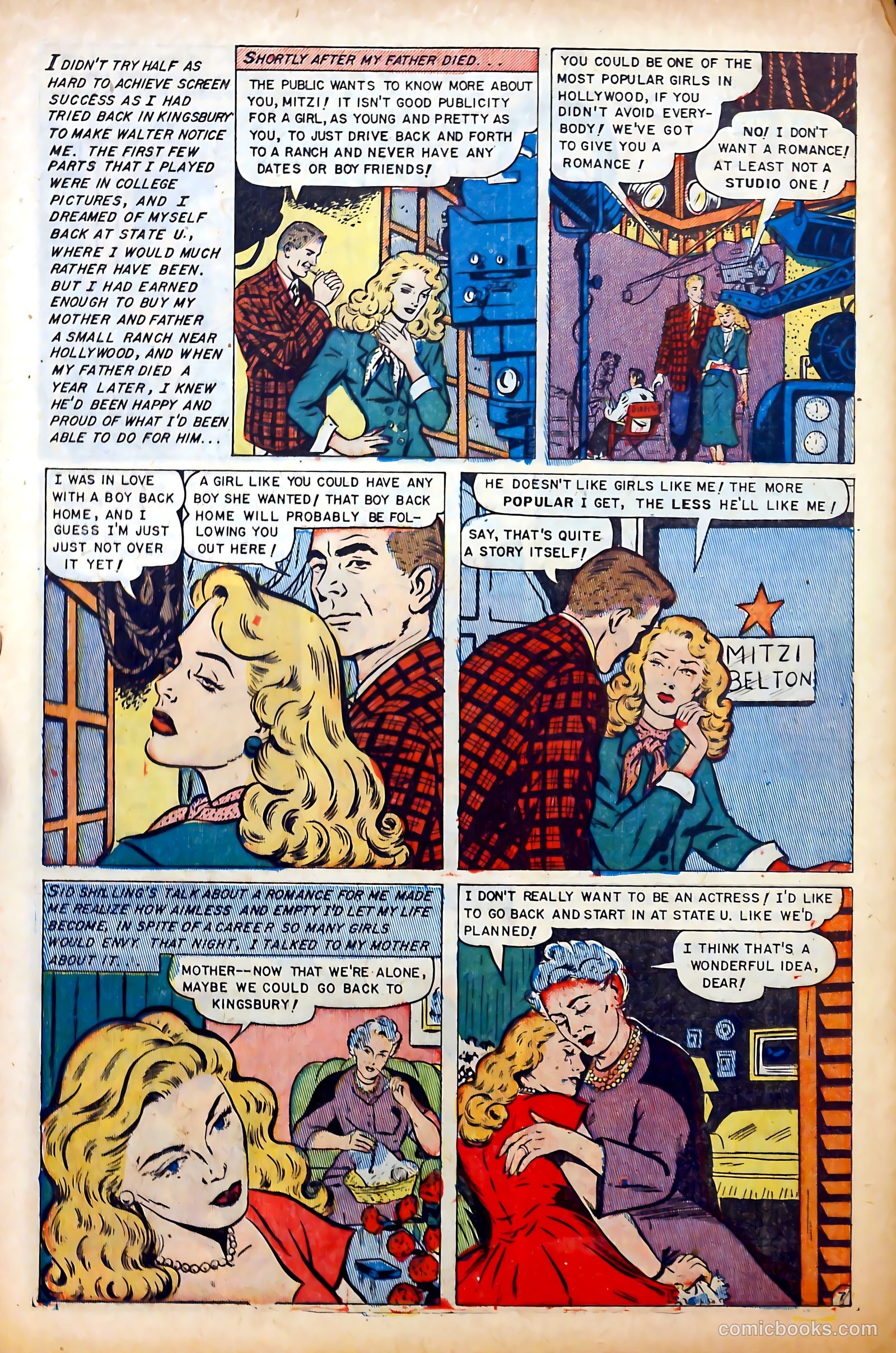 Glamorous Romances #65 (1952) — page 24 of 36