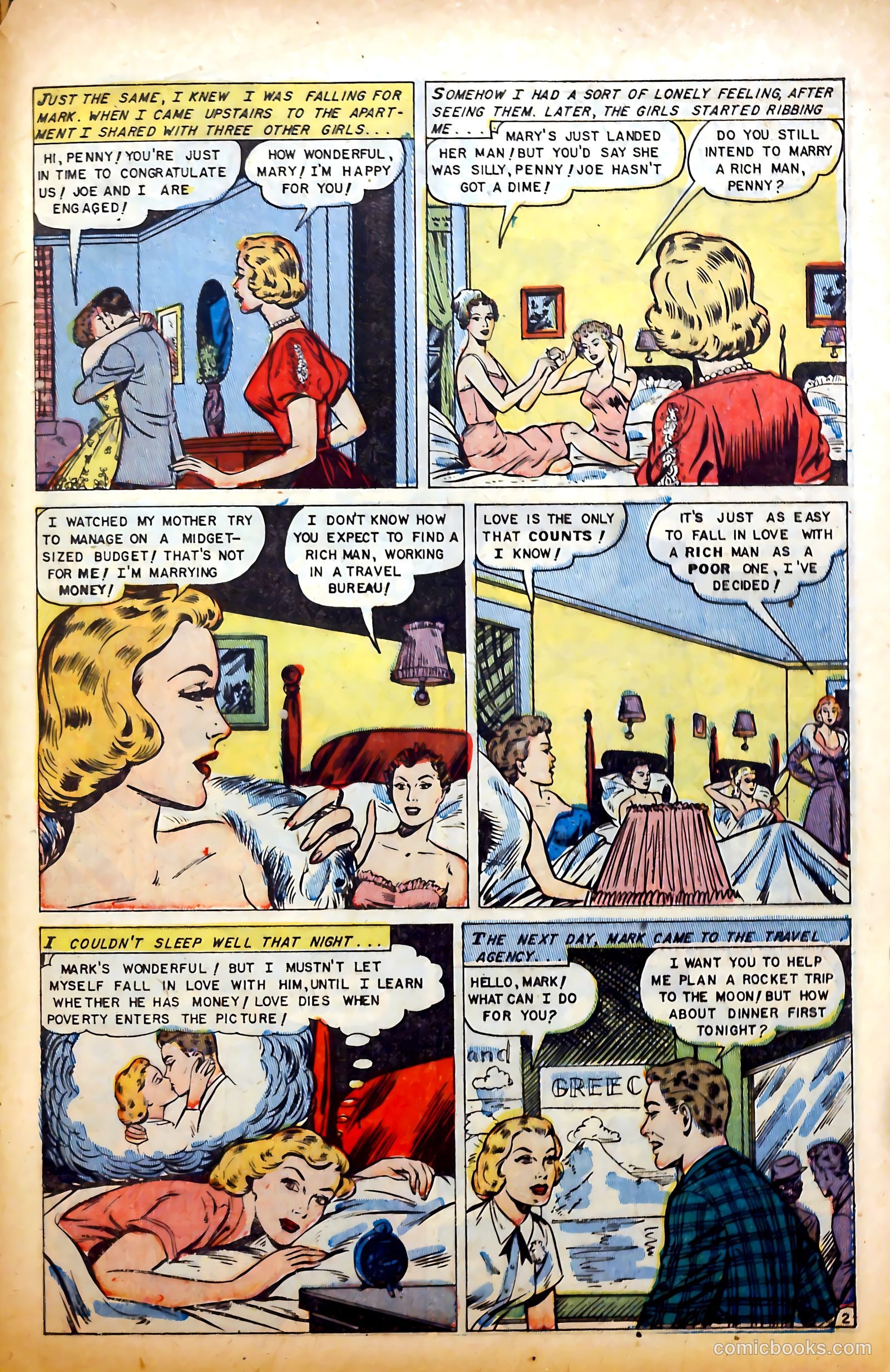 Glamorous Romances #65 (1952) — page 29 of 36