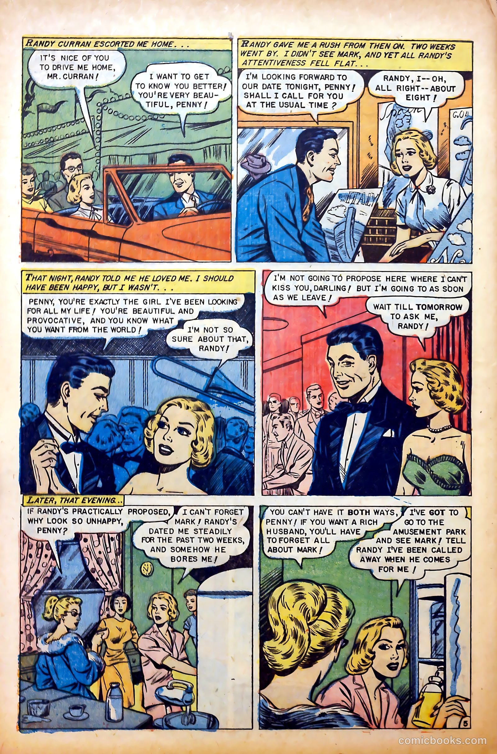 Glamorous Romances #65 (1952) — page 32 of 36