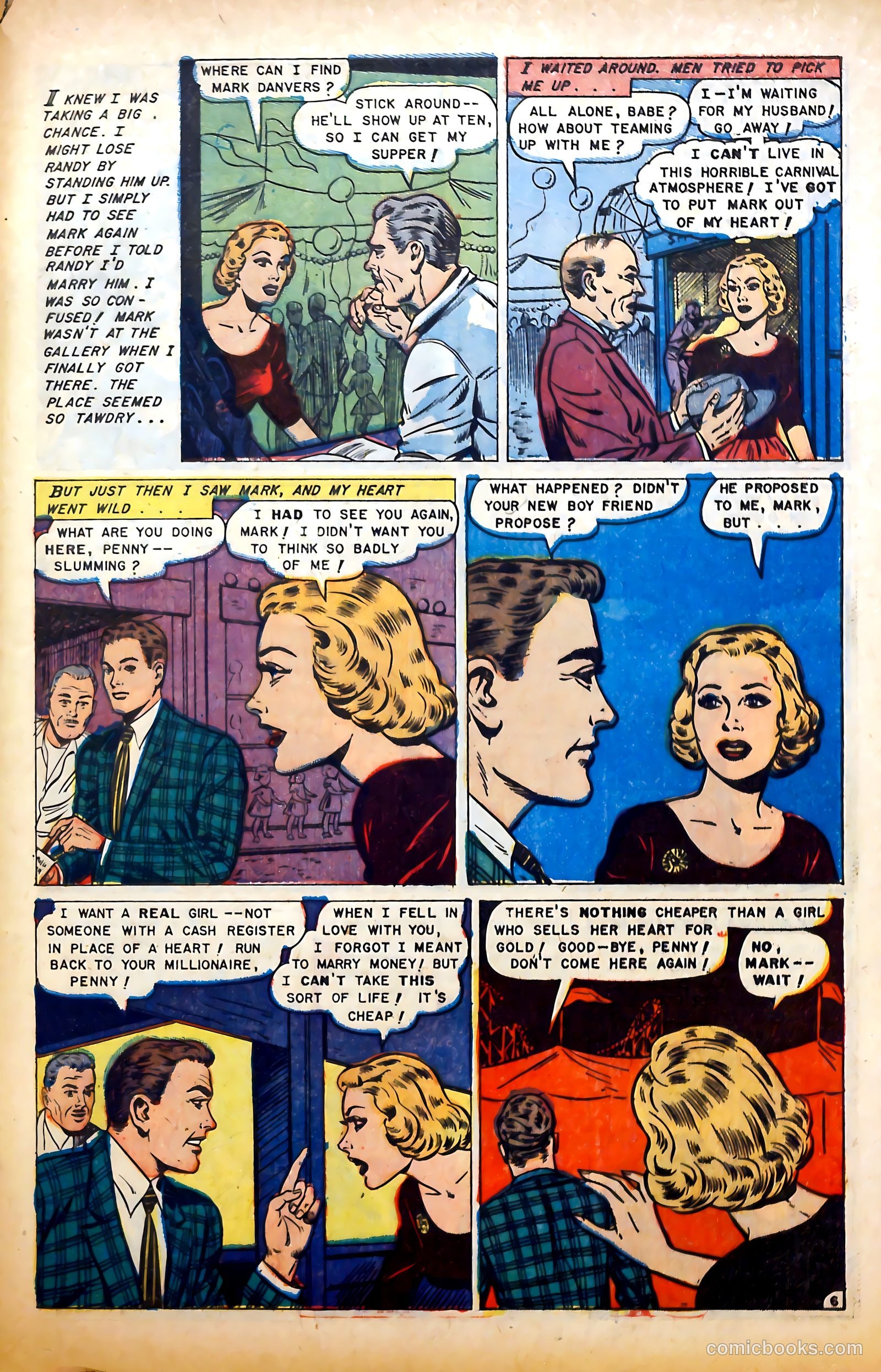Glamorous Romances #65 (1952) — page 33 of 36