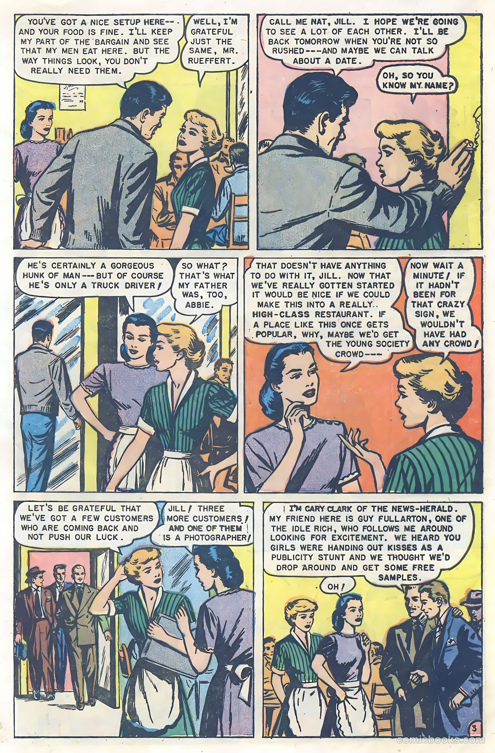 Glamorous Romances #66 (1952) — page 5 of 36