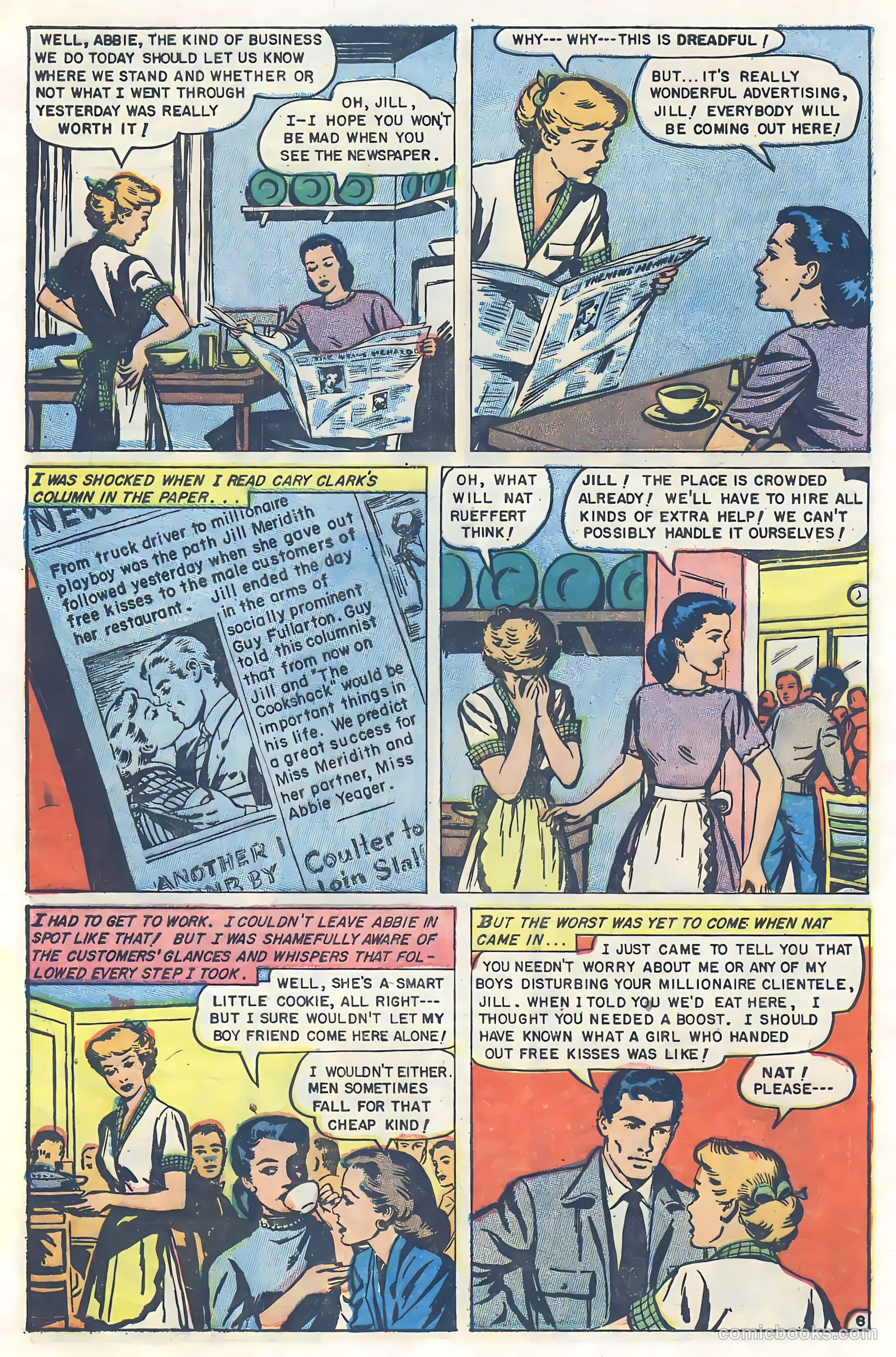 Glamorous Romances #66 (1952) — page 8 of 36