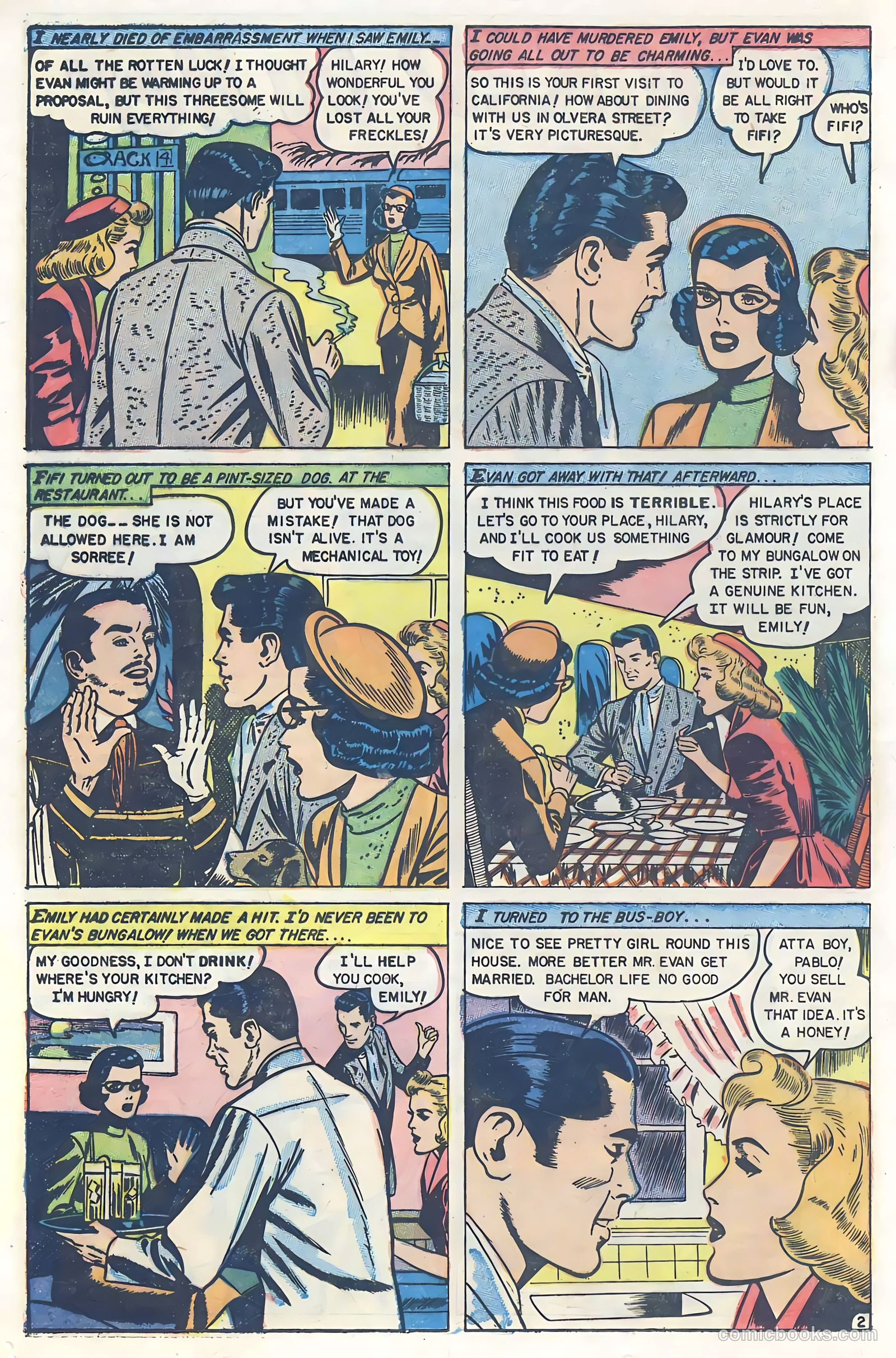 Glamorous Romances #66 (1952) — page 12 of 36
