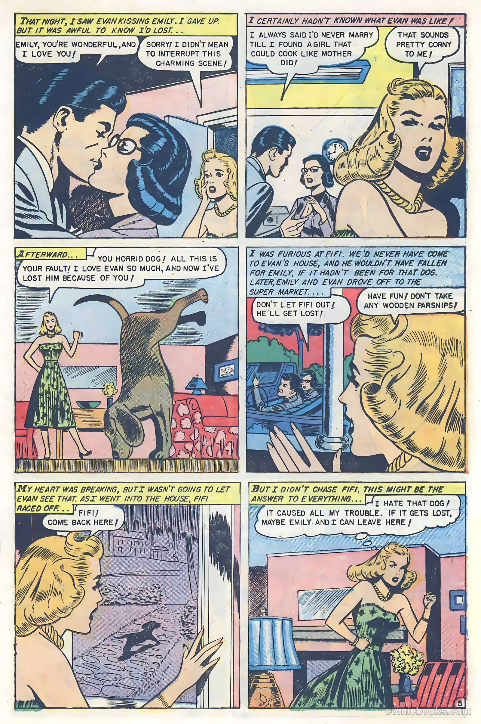 Glamorous Romances #66 (1952) — page 15 of 36