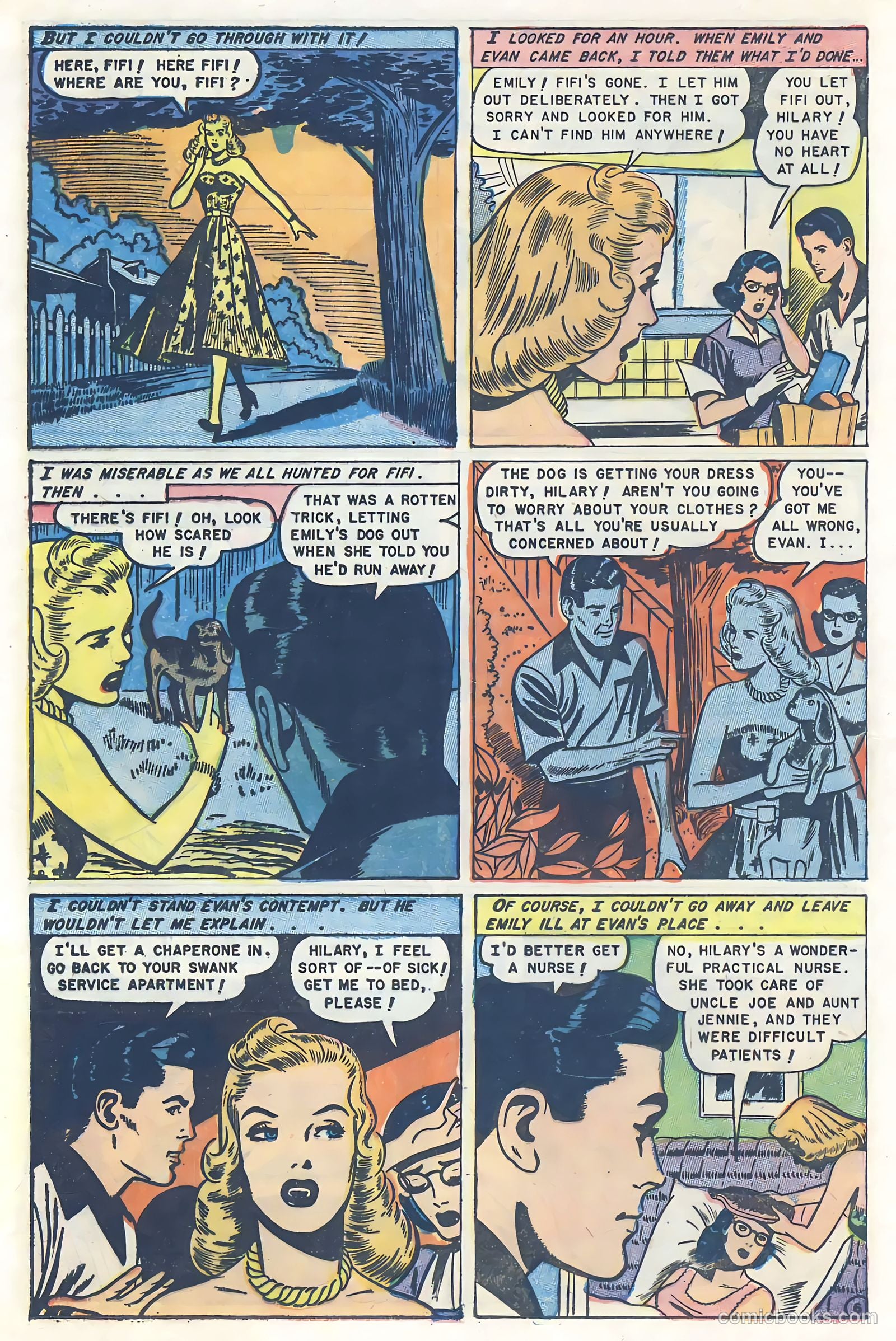 Glamorous Romances #66 (1952) — page 16 of 36