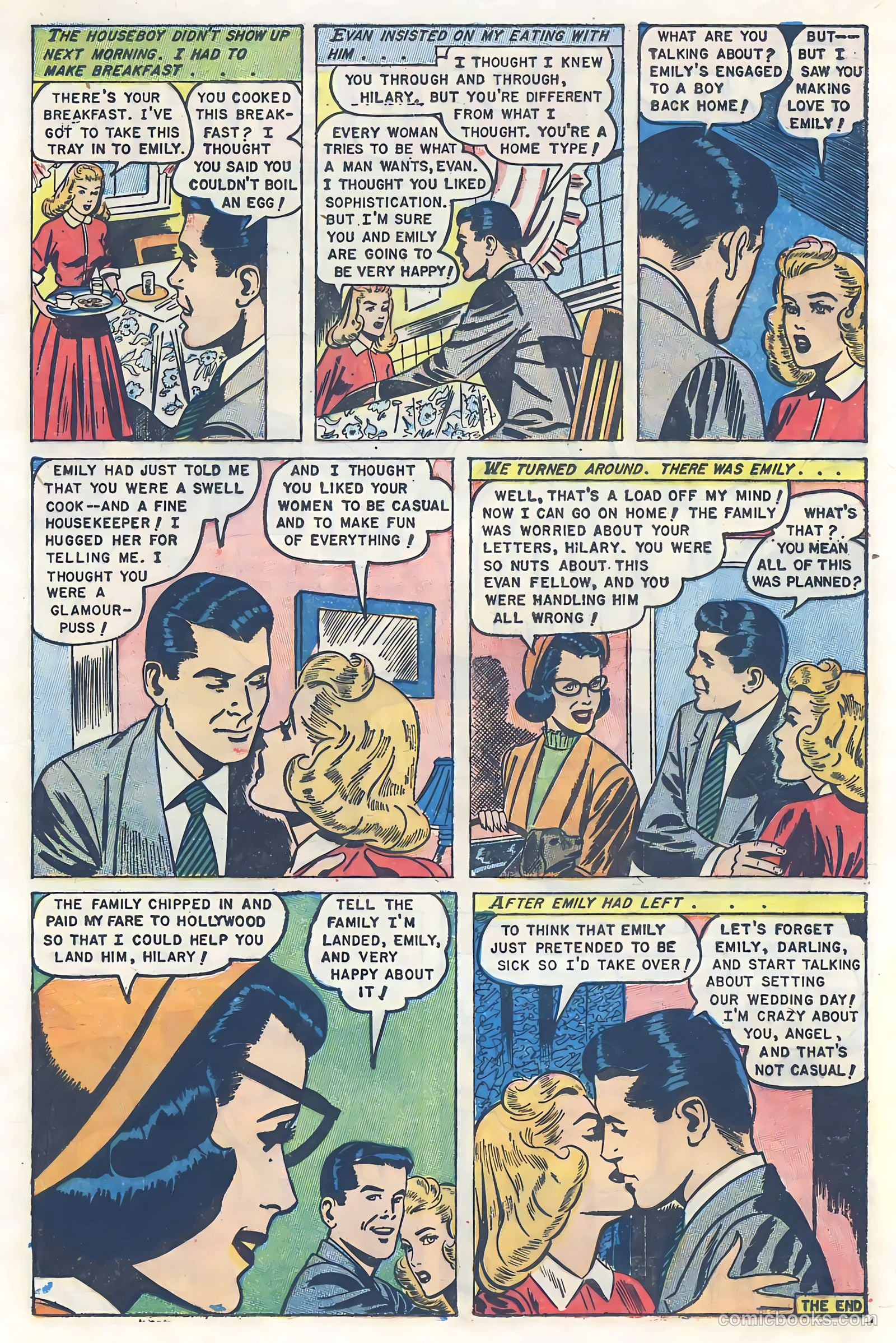 Glamorous Romances #66 (1952) — page 17 of 36
