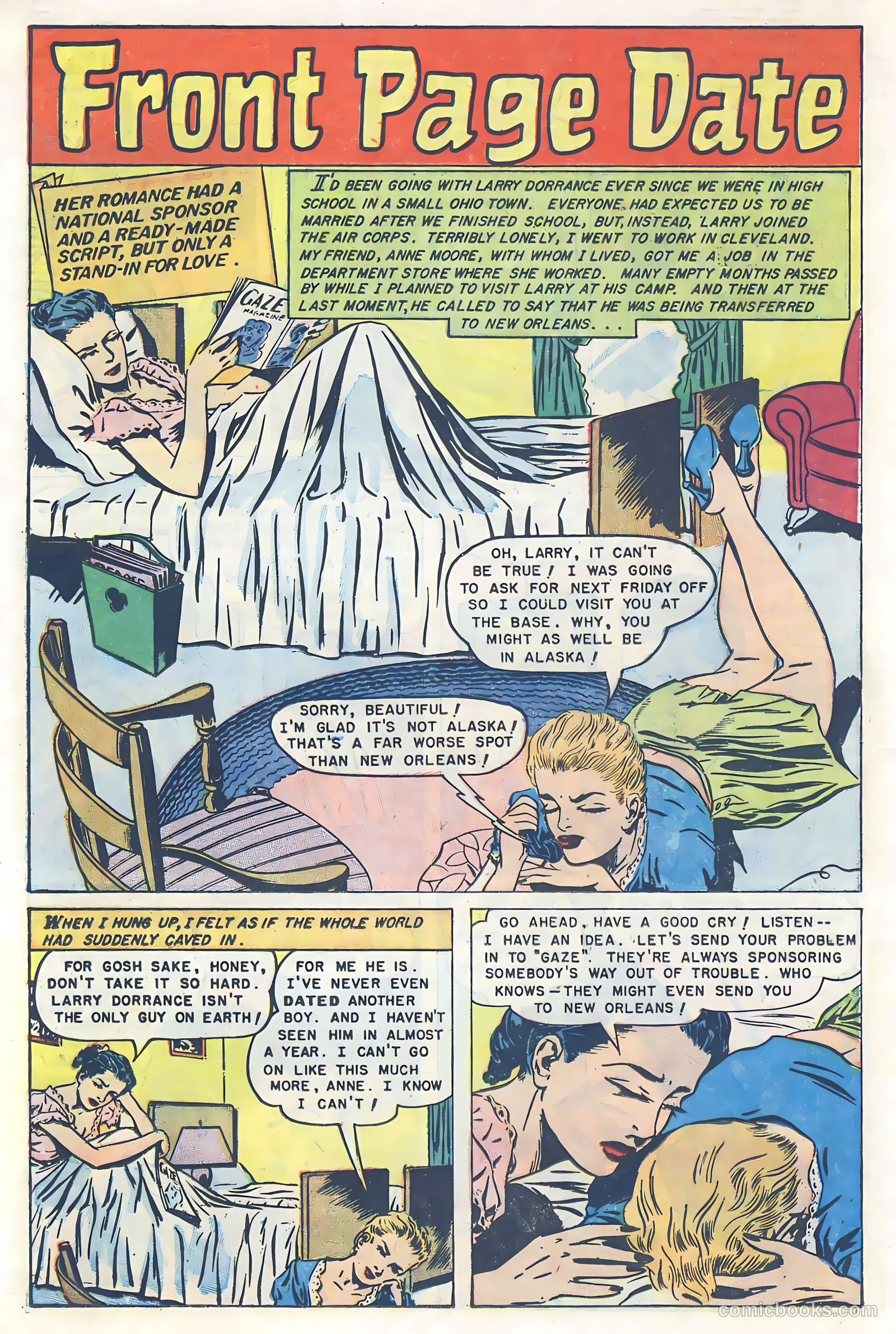 Glamorous Romances #66 (1952) — page 18 of 36
