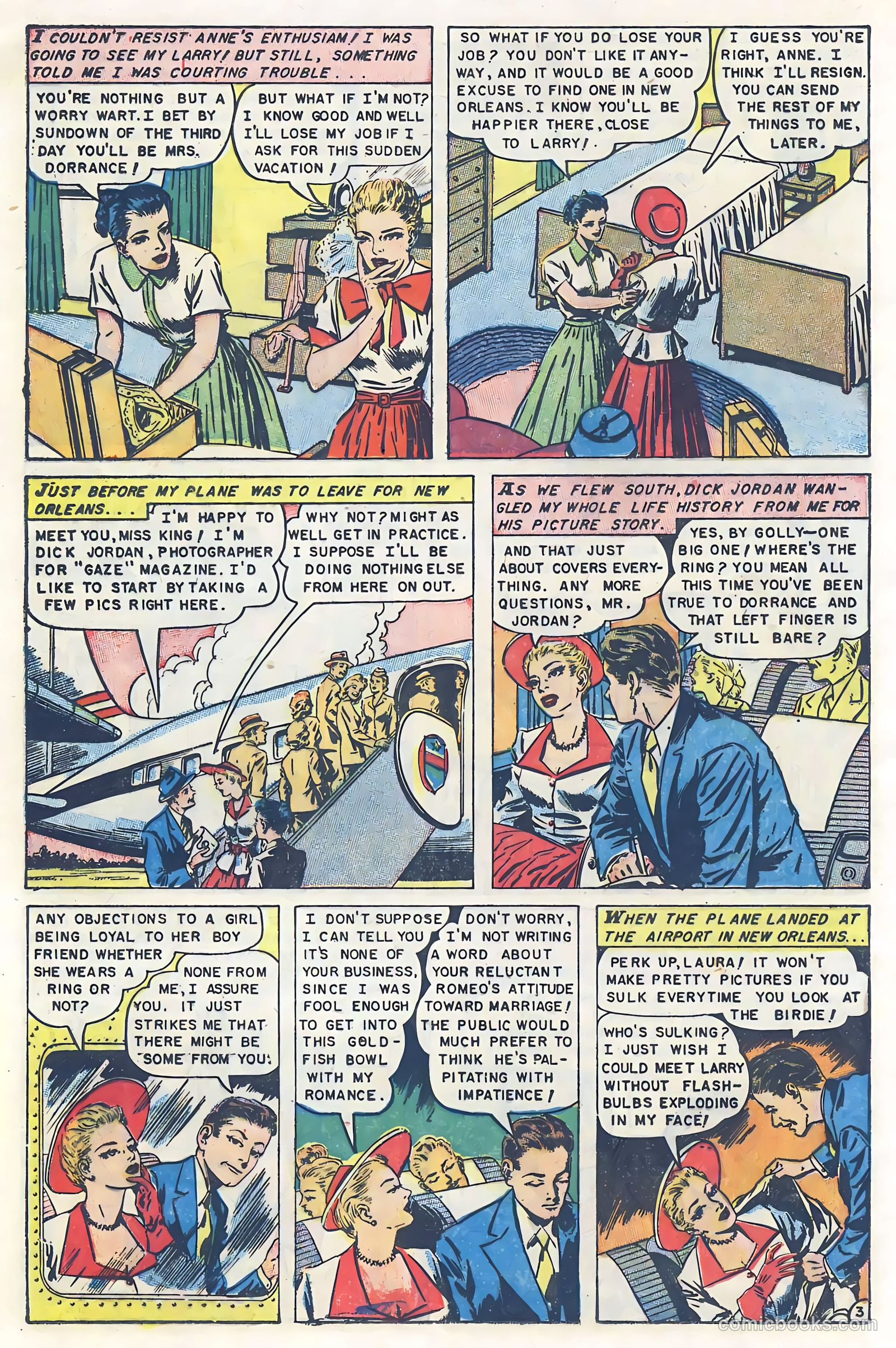Glamorous Romances #66 (1952) — page 20 of 36