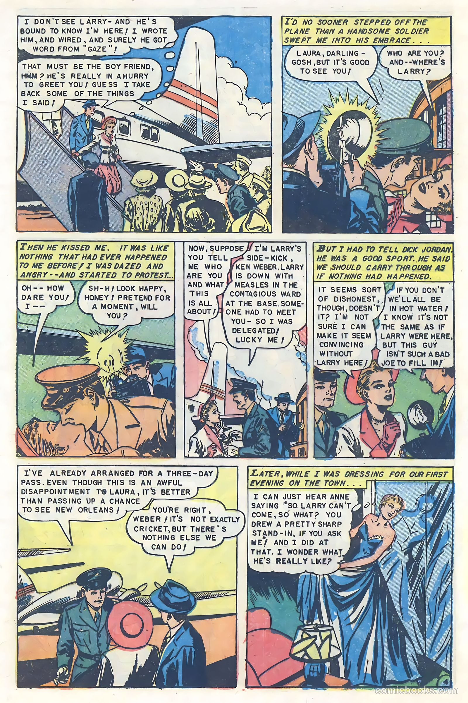 Glamorous Romances #66 (1952) — page 21 of 36