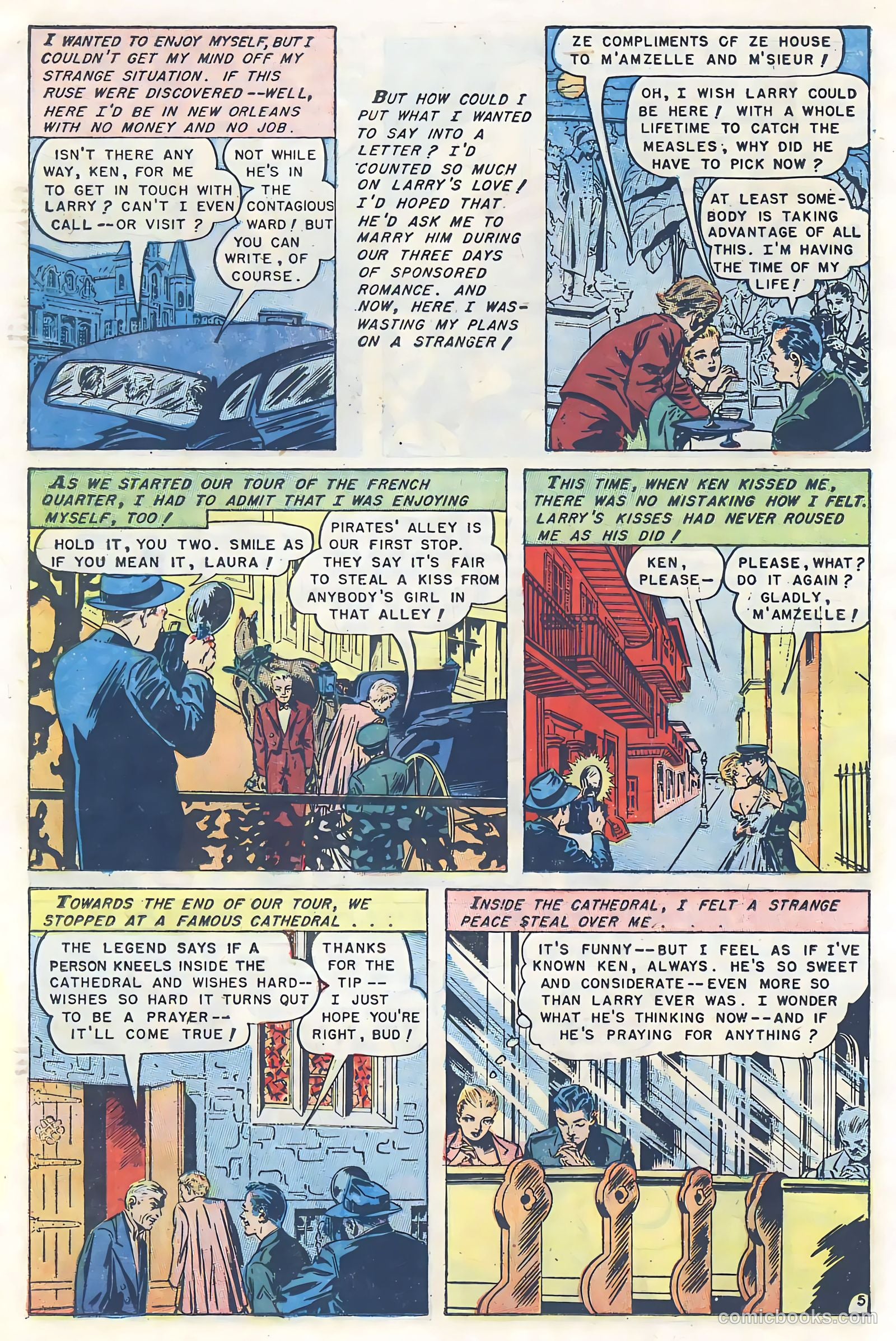 Glamorous Romances #66 (1952) — page 22 of 36