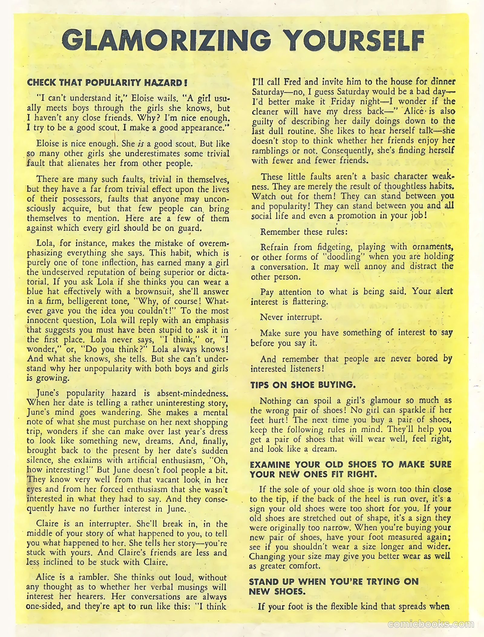 Glamorous Romances #66 (1952) — page 25 of 36