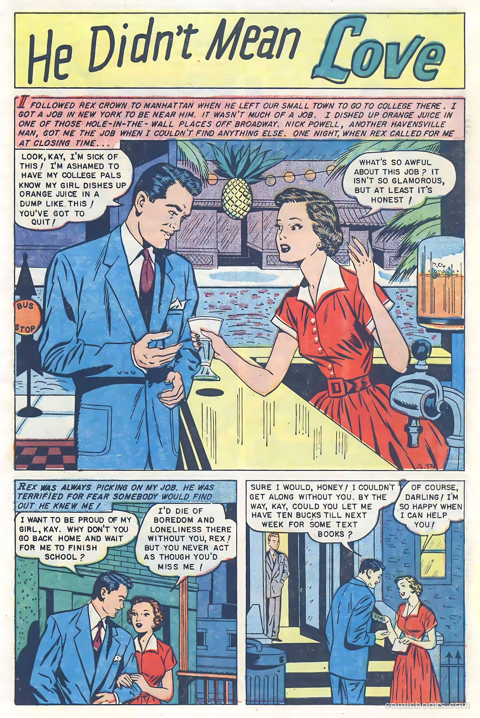 Glamorous Romances #66 (1952) — page 27 of 36