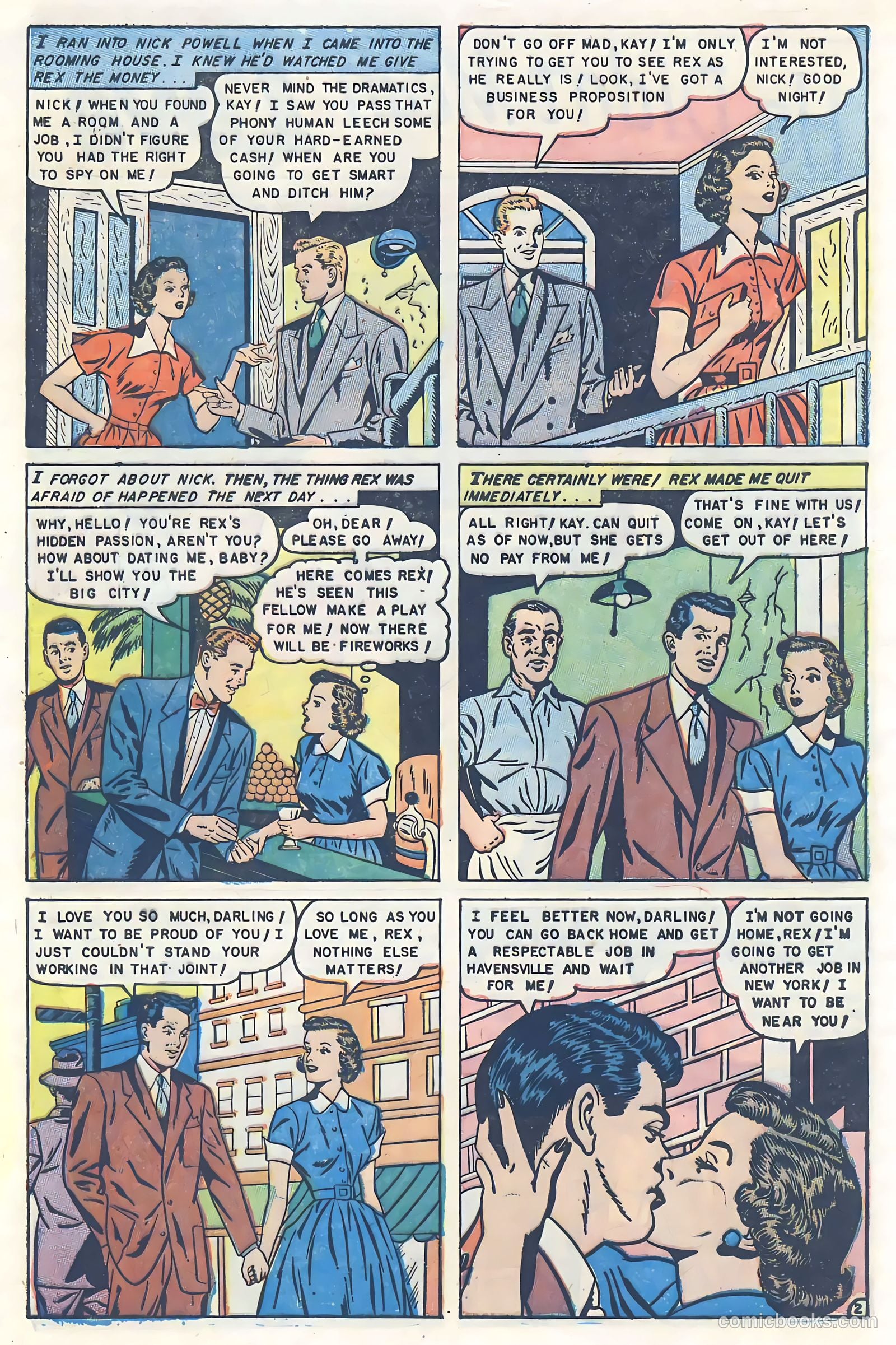 Glamorous Romances #66 (1952) — page 28 of 36