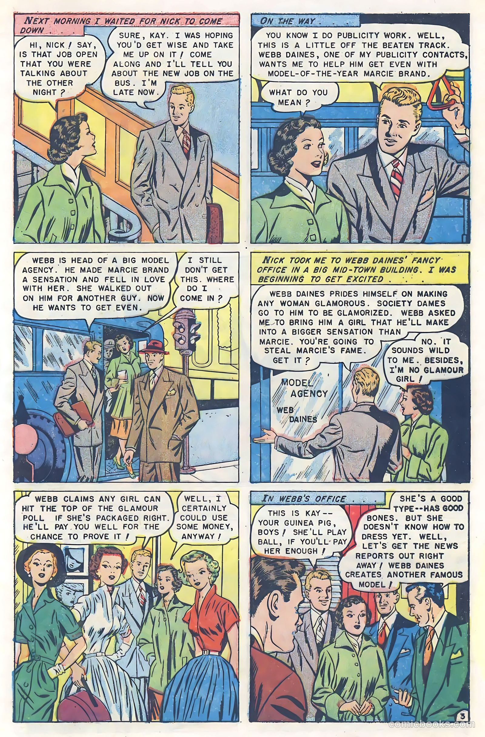 Glamorous Romances #66 (1952) — page 29 of 36