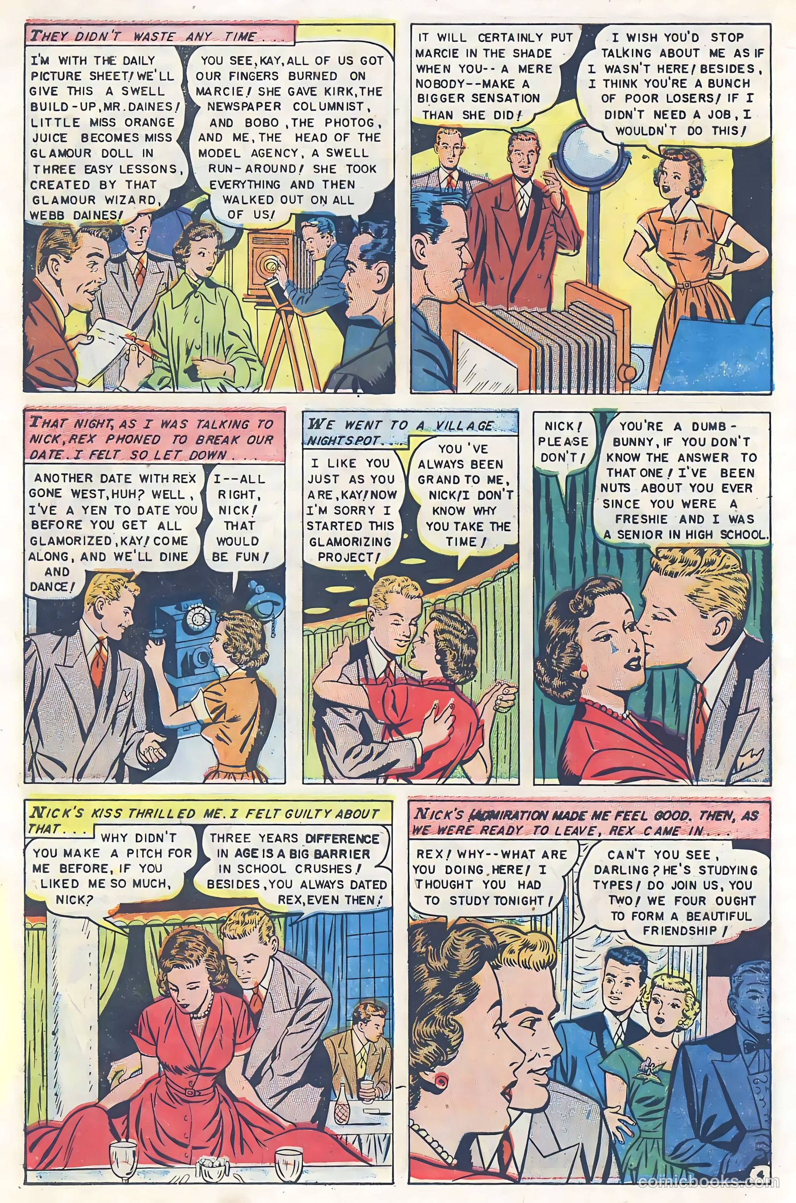 Glamorous Romances #66 (1952) — page 30 of 36