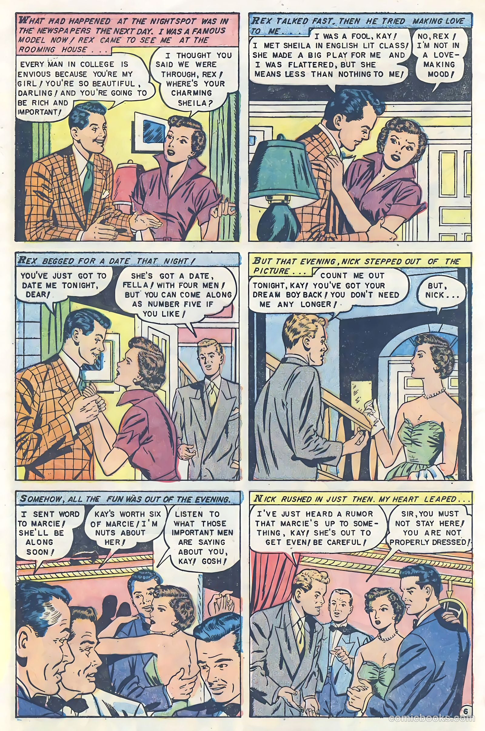 Glamorous Romances #66 (1952) — page 32 of 36