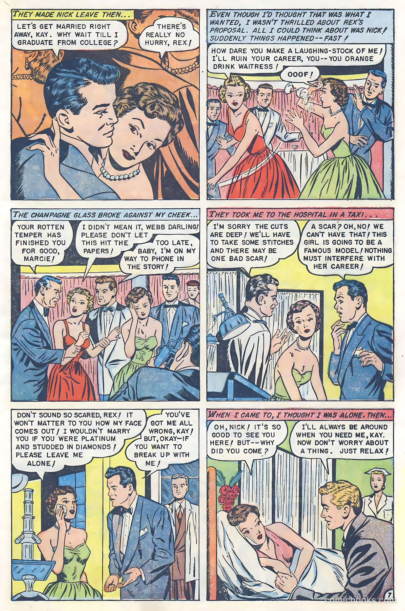 Glamorous Romances #66 (1952) — page 33 of 36