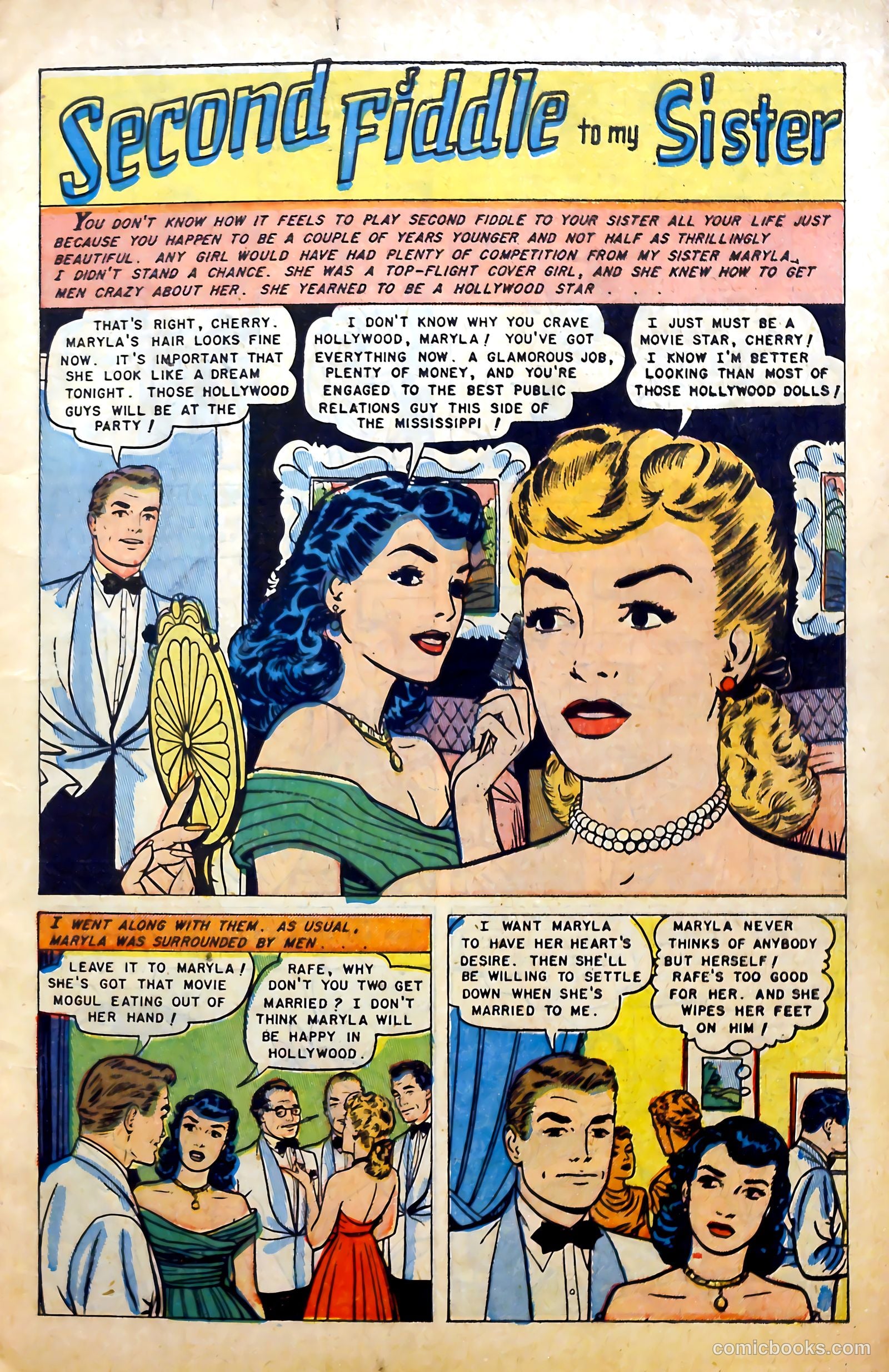 Glamorous Romances #67 (1953) — page 3 of 36