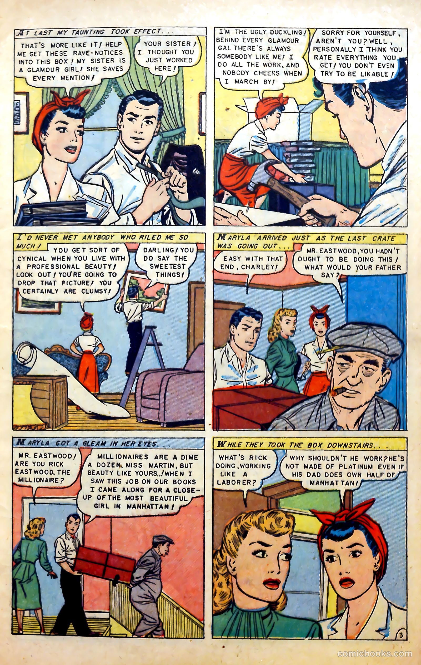 Glamorous Romances #67 (1953) — page 5 of 36