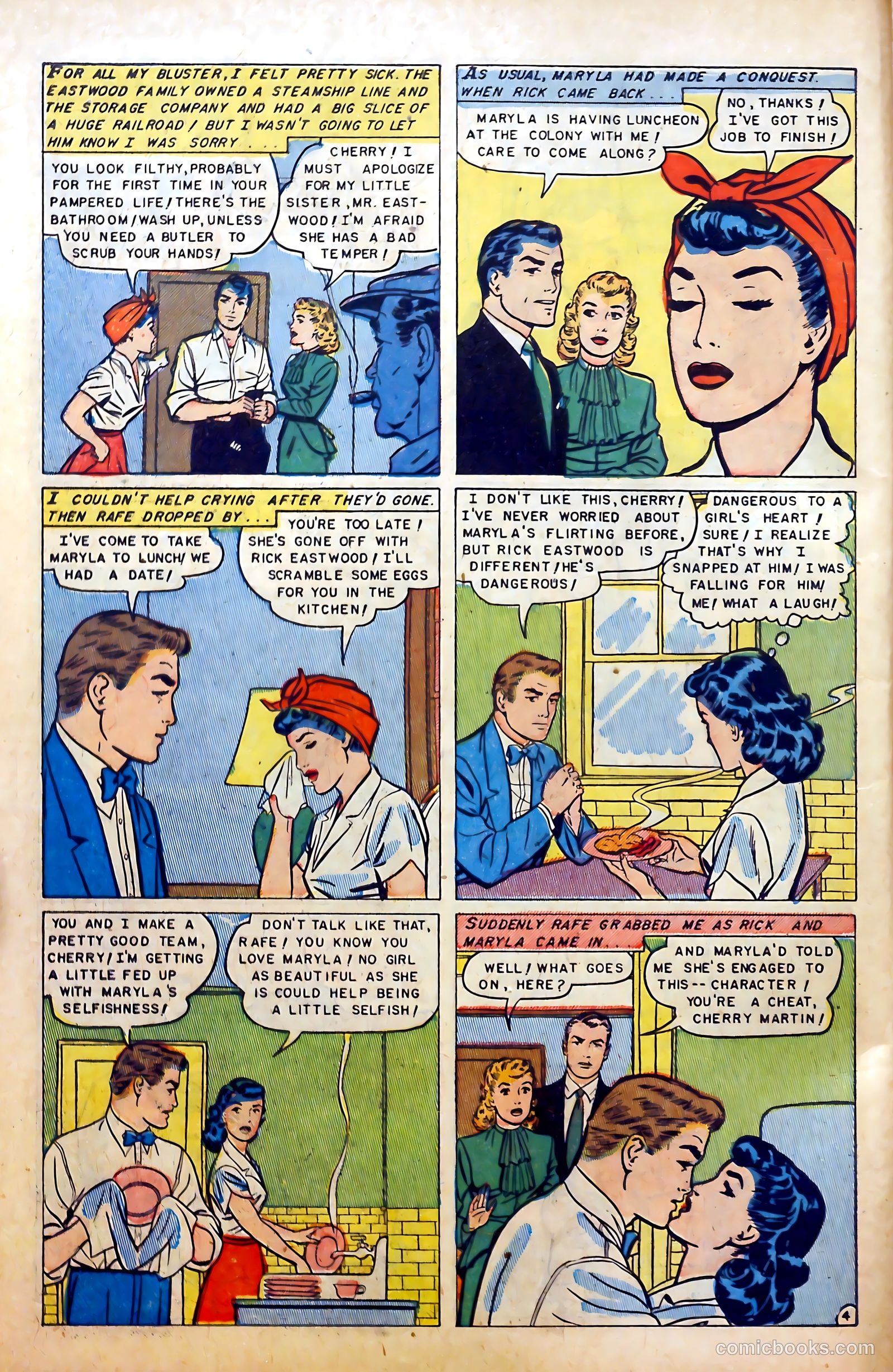 Glamorous Romances #67 (1953) — page 6 of 36