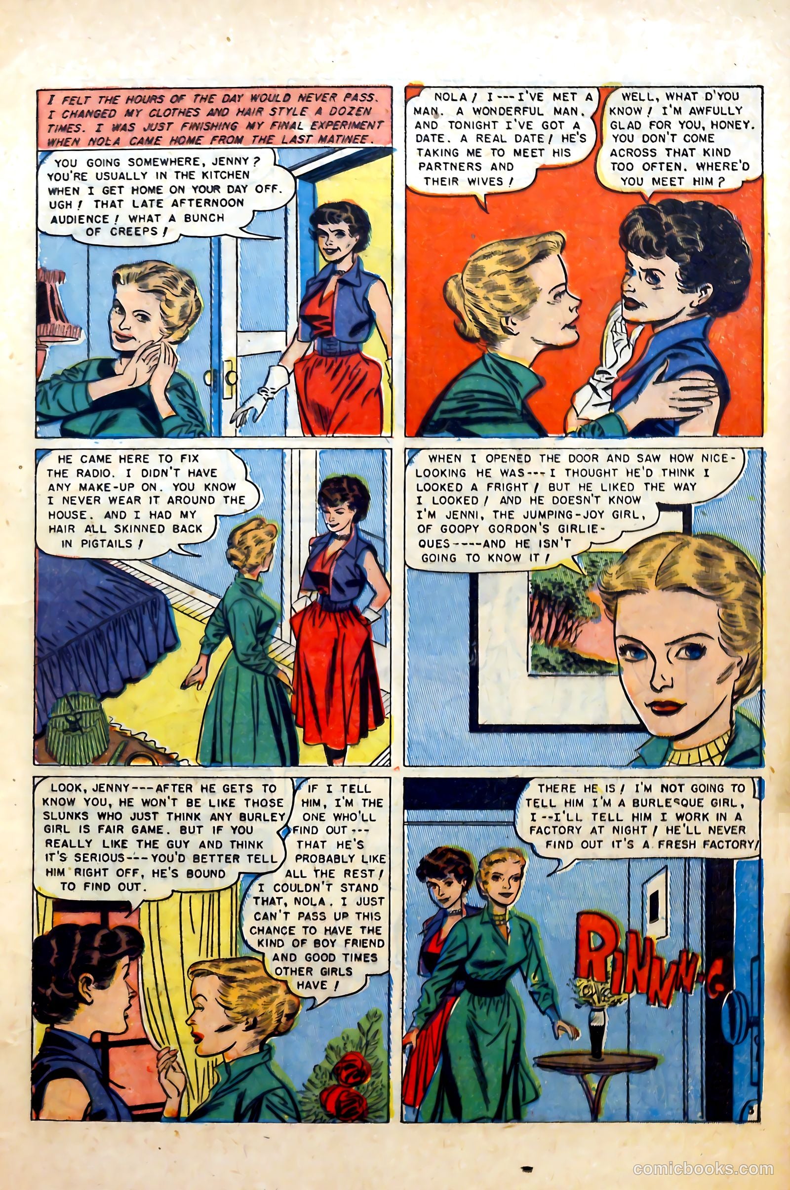 Glamorous Romances #67 (1953) — page 13 of 36