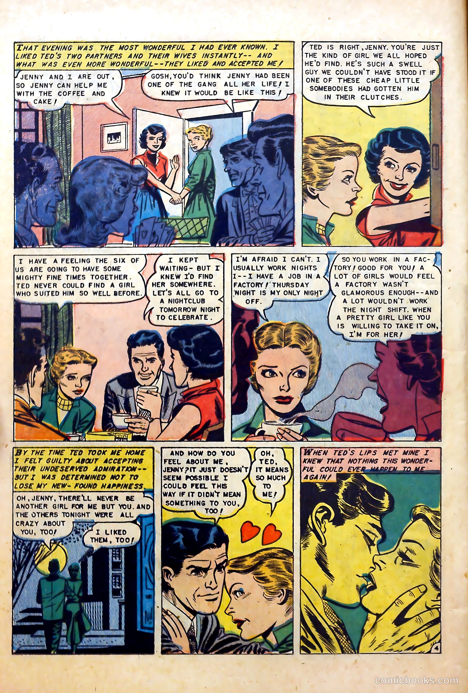 Glamorous Romances #67 (1953) — page 14 of 36