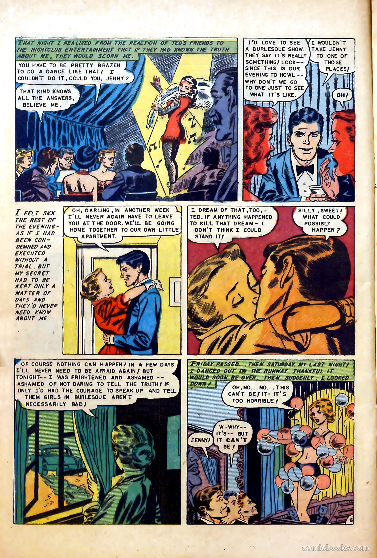 Glamorous Romances #67 (1953) — page 16 of 36